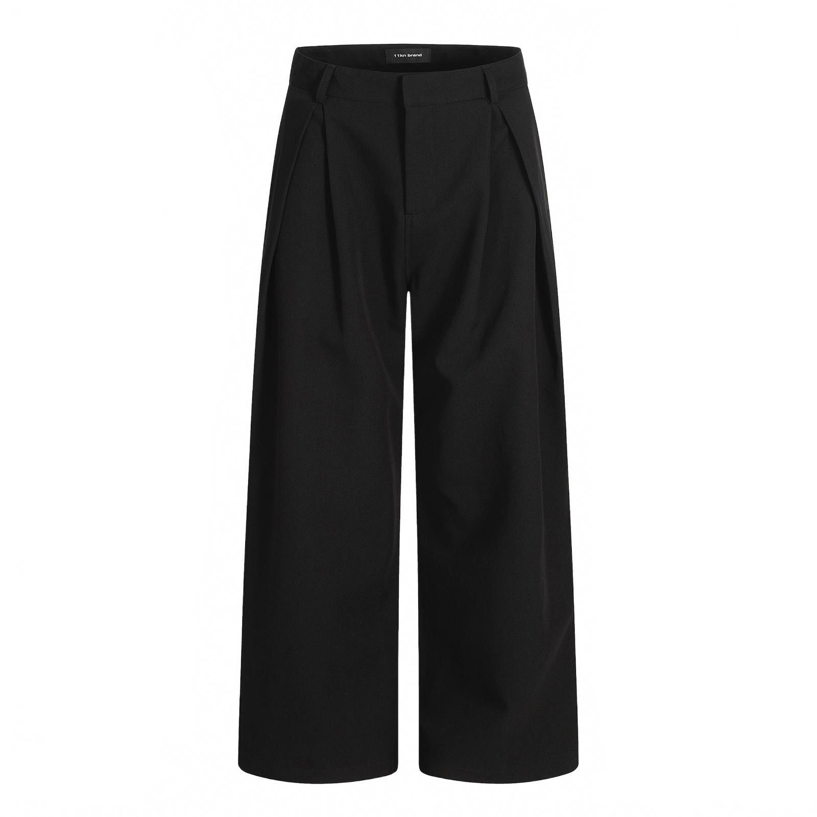 Japanese Brand Wide Leg Pants, High Waist Loose Fit Trousers Size US 32 / EU 48 - 3 Thumbnail
