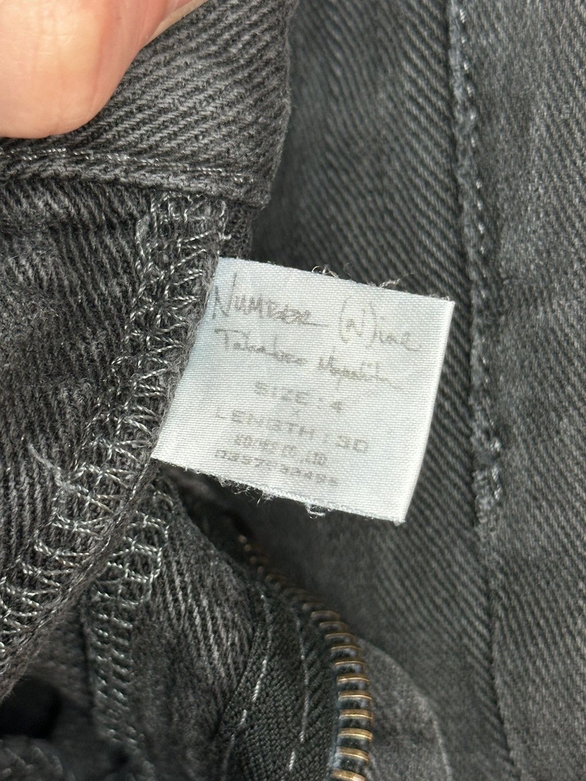Number (N)ine Number (N)ine Patch Denim Size US 32 / EU 48 - 21 Thumbnail