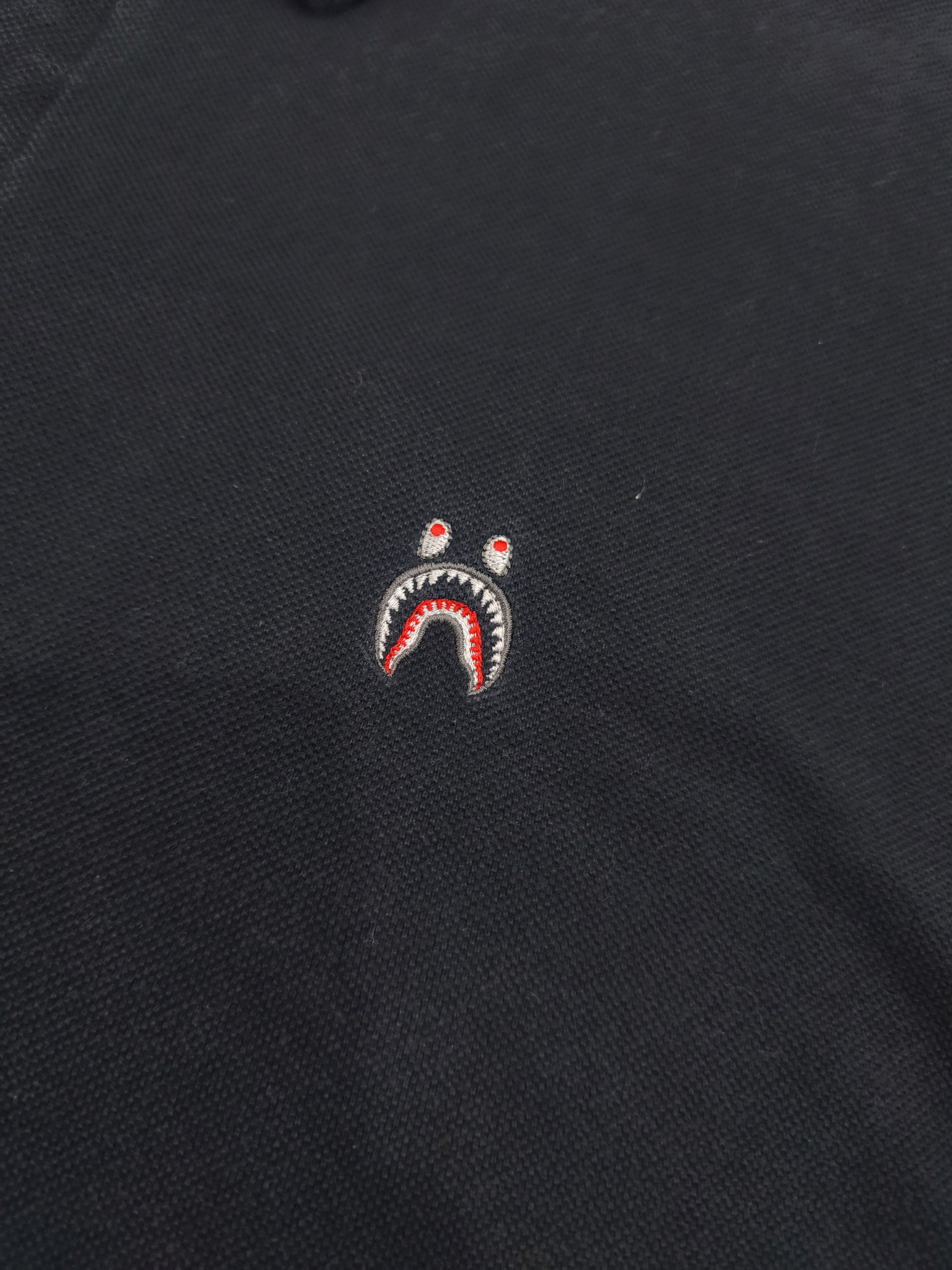 Bape Bape 1 point Shark Logo Polo Shirt Size US XL / EU 56 / 4 - 4 Thumbnail