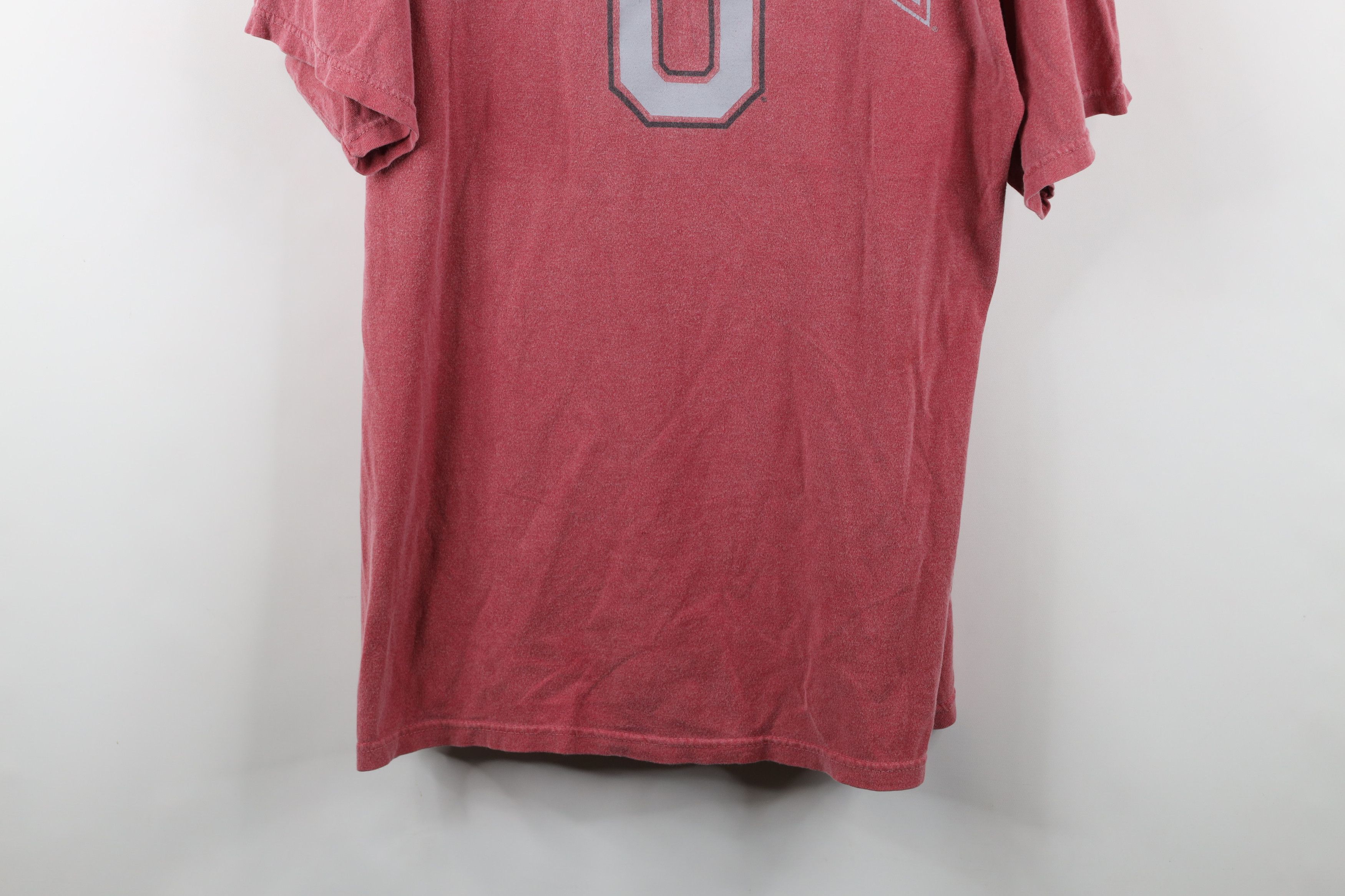 Vintage Vintage 90s Faded Ohio State University Short Sleeve T-Shirt Size US L / EU 52-54 / 3 - 3 Thumbnail