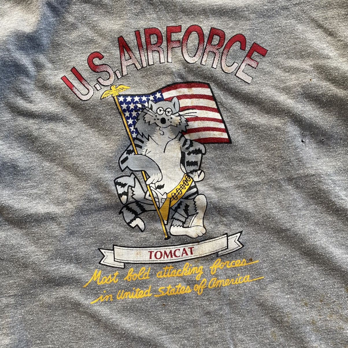 Other Vintage U.S. Airforce Tomcat Printed T-Shirt Size US M / EU 48-50 / 2 - 4 Thumbnail