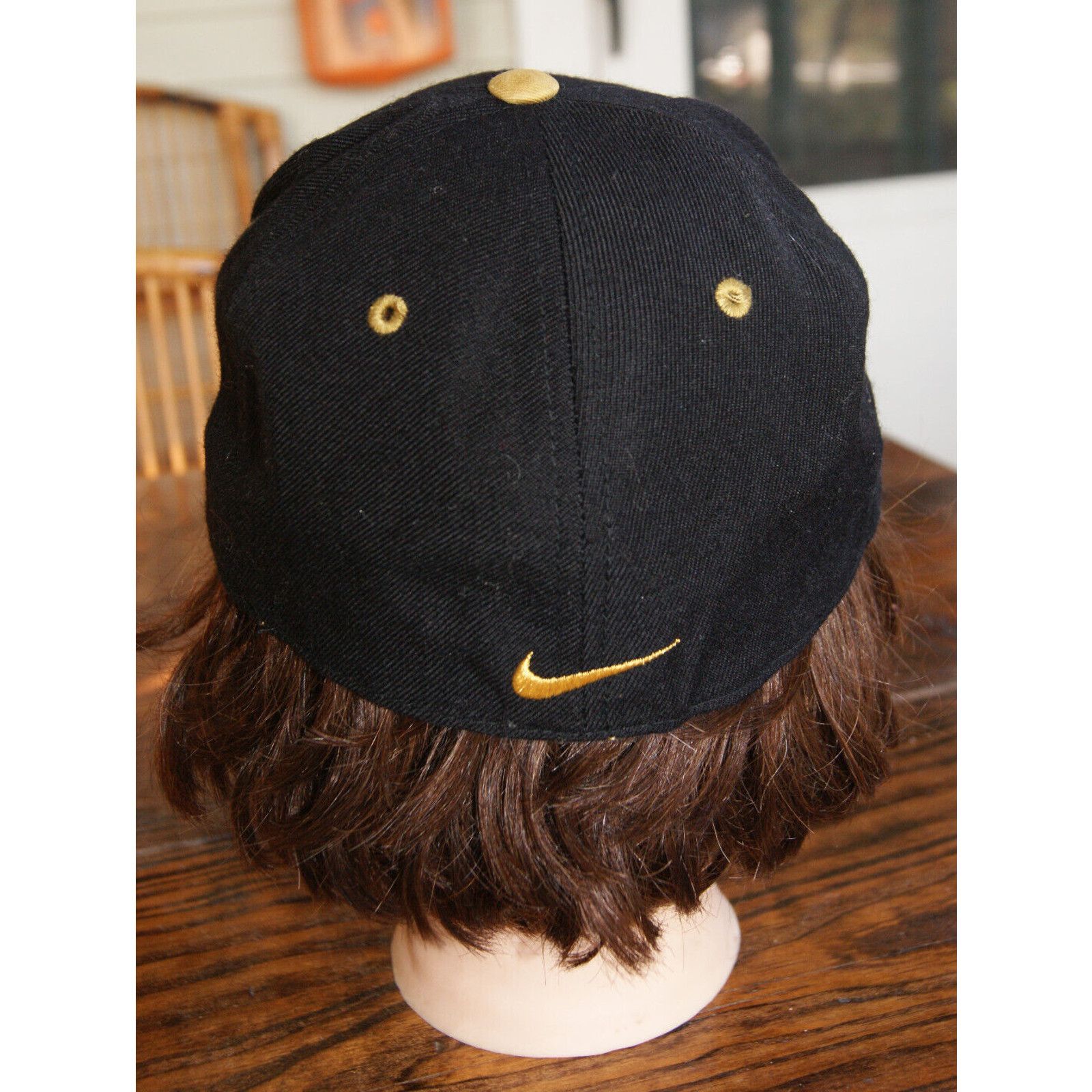 Nike VTG Y2K Purdue Boilermakers 7 1/8 Fitted Hat Cap Wool Nike Size ONE SIZE - 3 Thumbnail