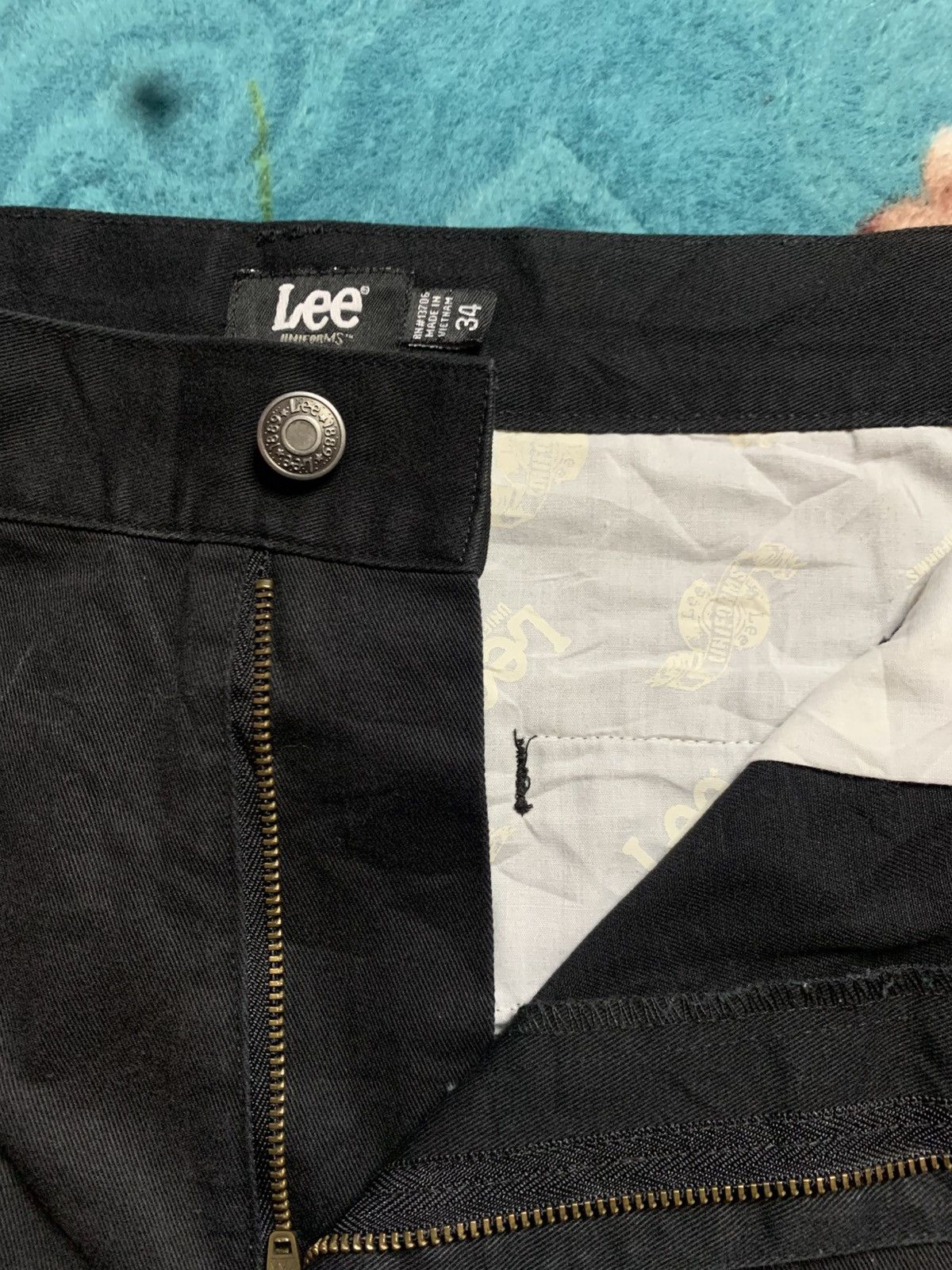 Lee Lee Uniform Workwear Chino Short 34 Black Size US 34 / EU 50 - 5 Thumbnail