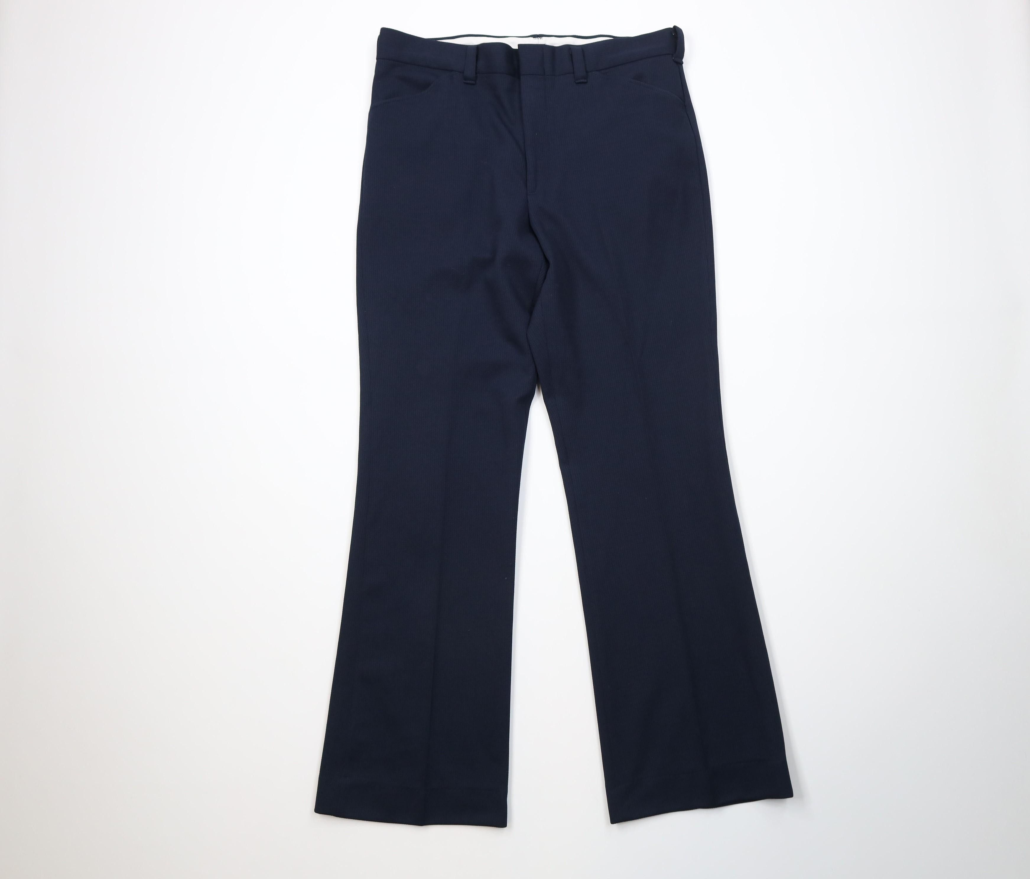 Vintage Vintage 60s 70s Streetwear Flared Wide Leg Chino Pants USA Size US 34 / EU 50 - 1 Thumbnail