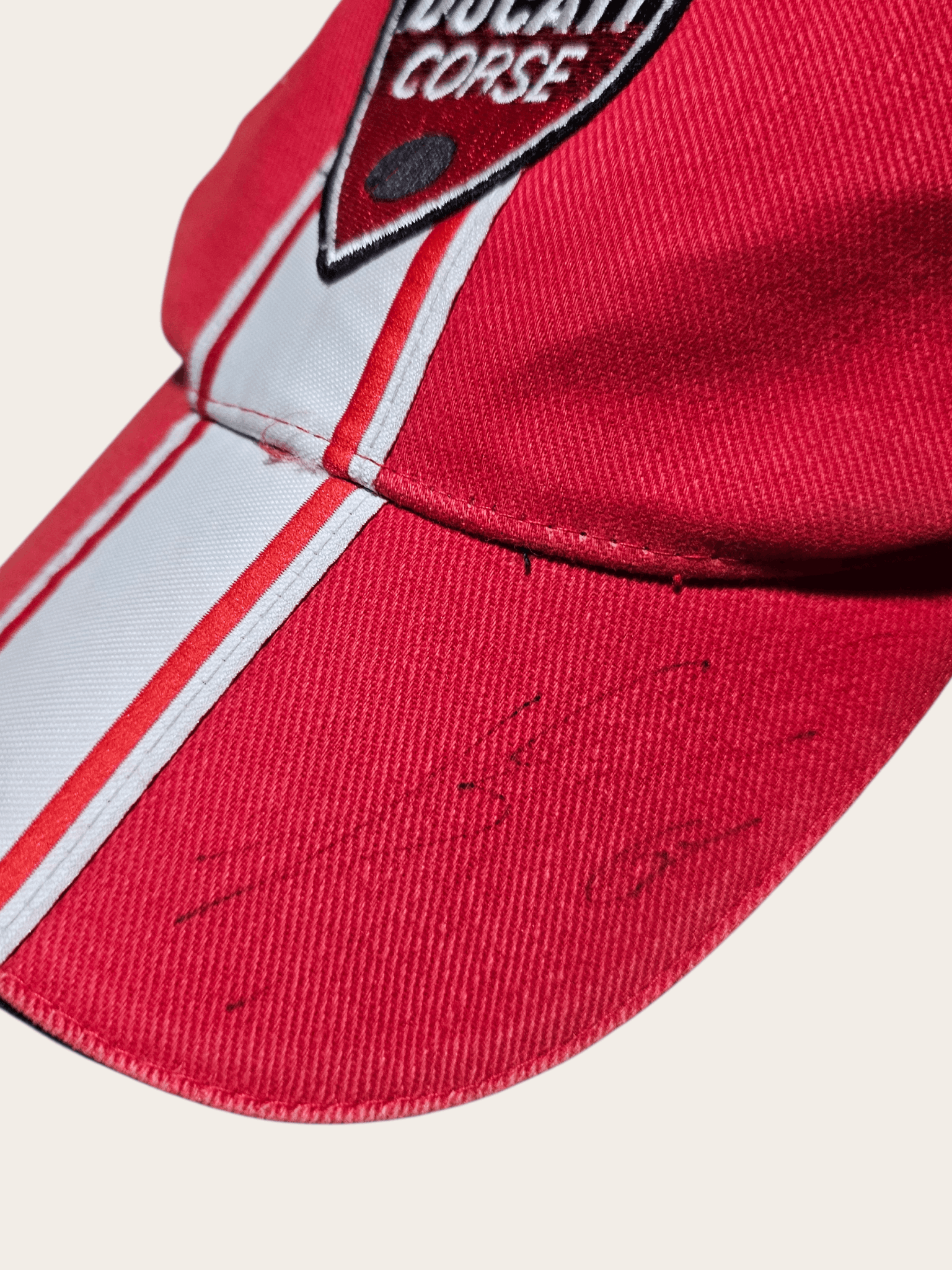 Ducati Loris Capirossi Signed Ducati Hat Size ONE SIZE - 2 Thumbnail