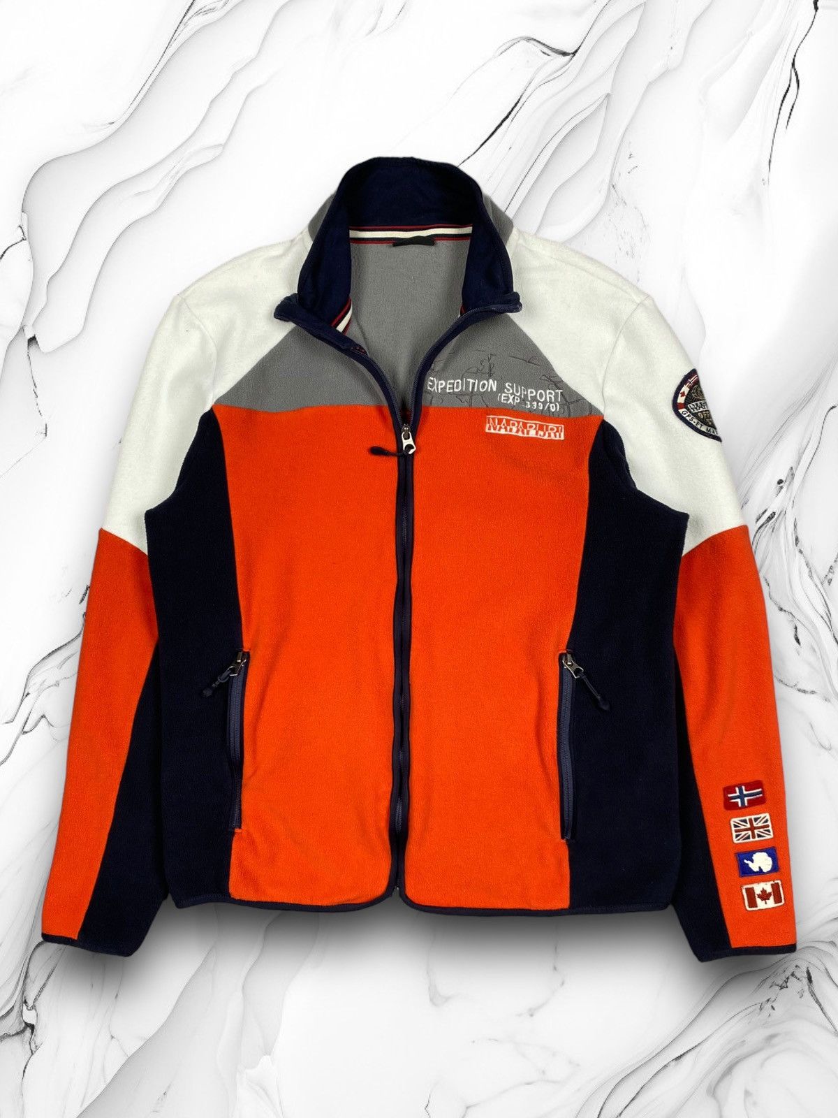 Napapijri Outdoor Life Vintage Vintage Napapijri Expedition Support Fleece Jacket Grailed