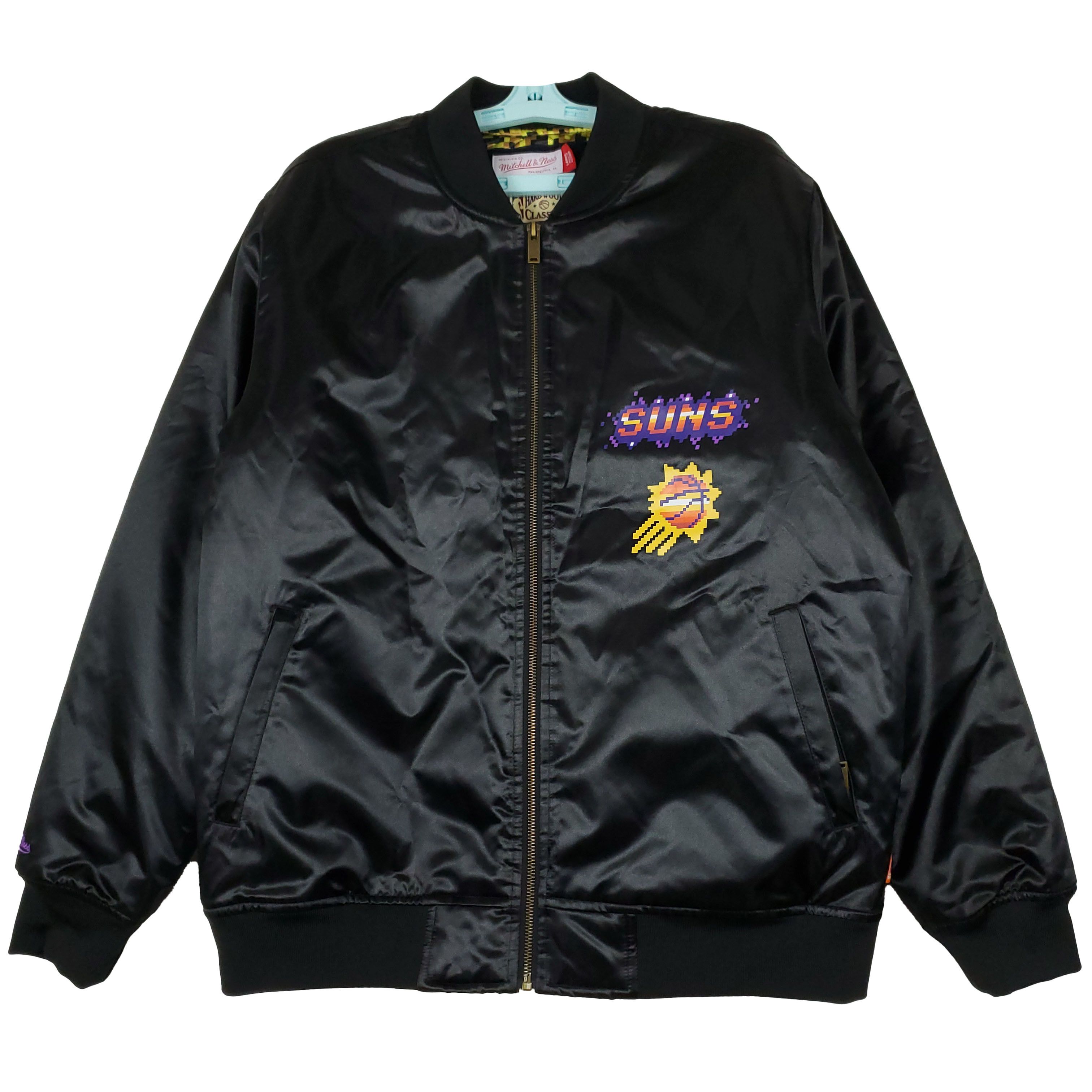 image of Mitchell Ness Phoenix Suns Mitchell & Ness Varsity Jacket L Large NWT in Black, Men's