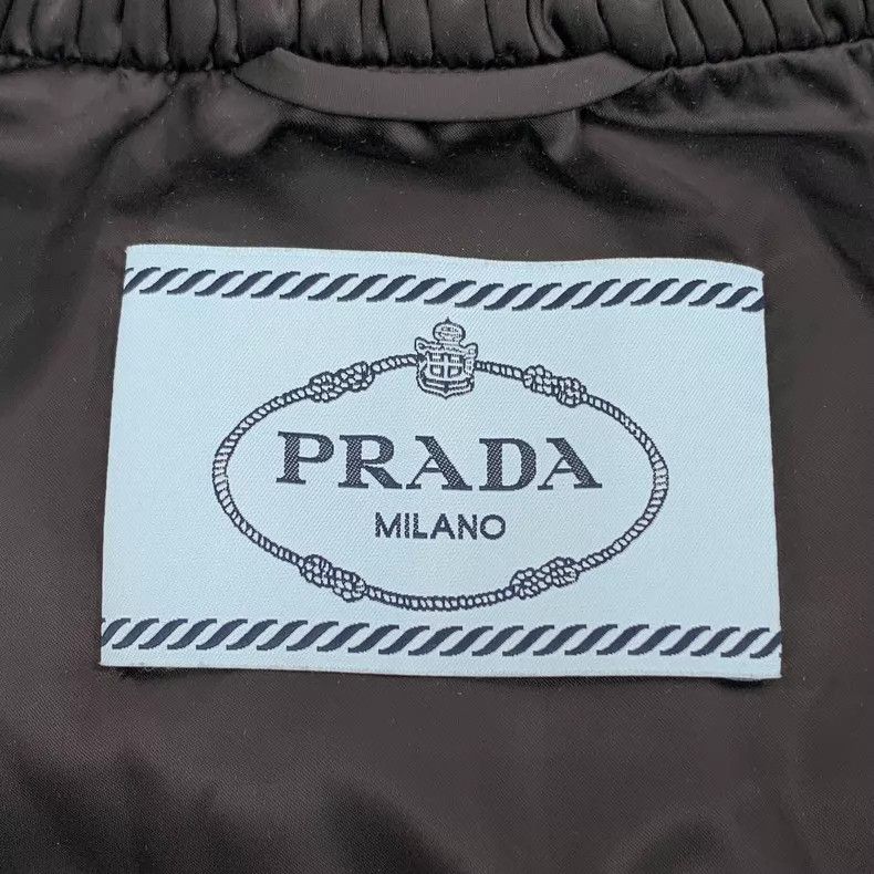 Prada Prada Black triangle stand-up collar zipper long-sleeved w Size XS / US 0-2 / IT 36-38 - 6 Thumbnail