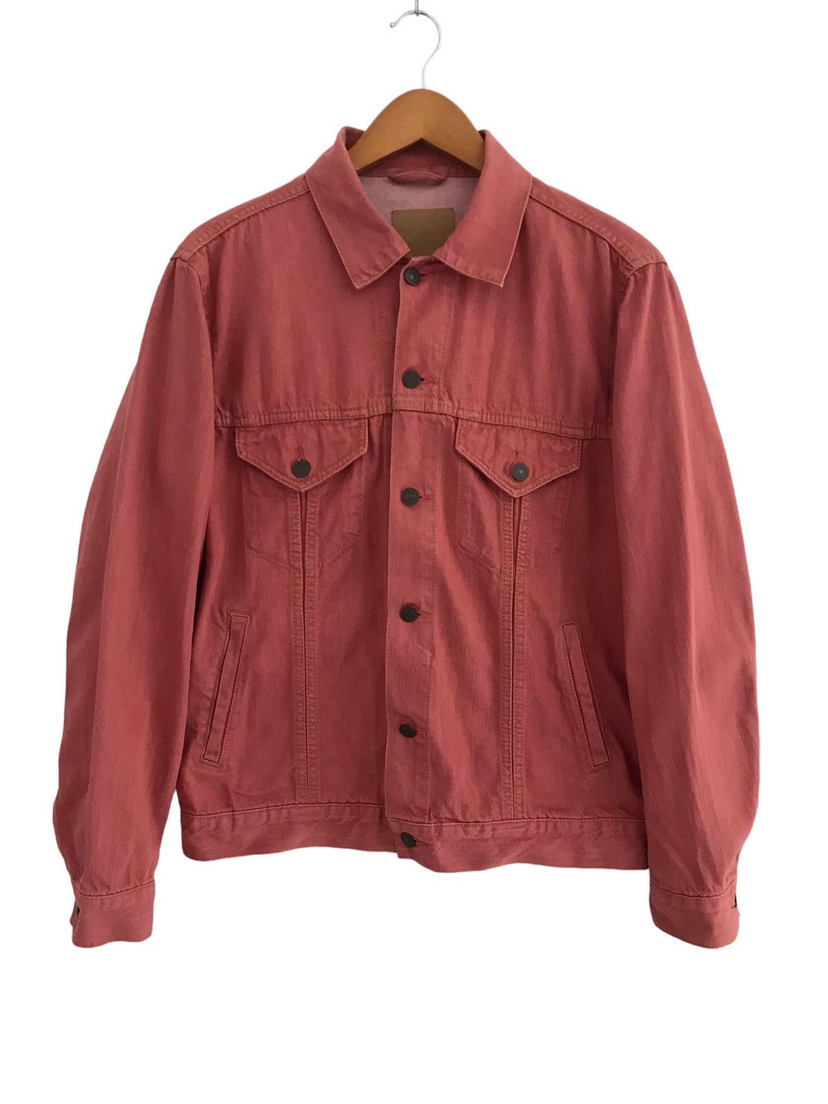 Uniqlo Raspberry Denim Jacket