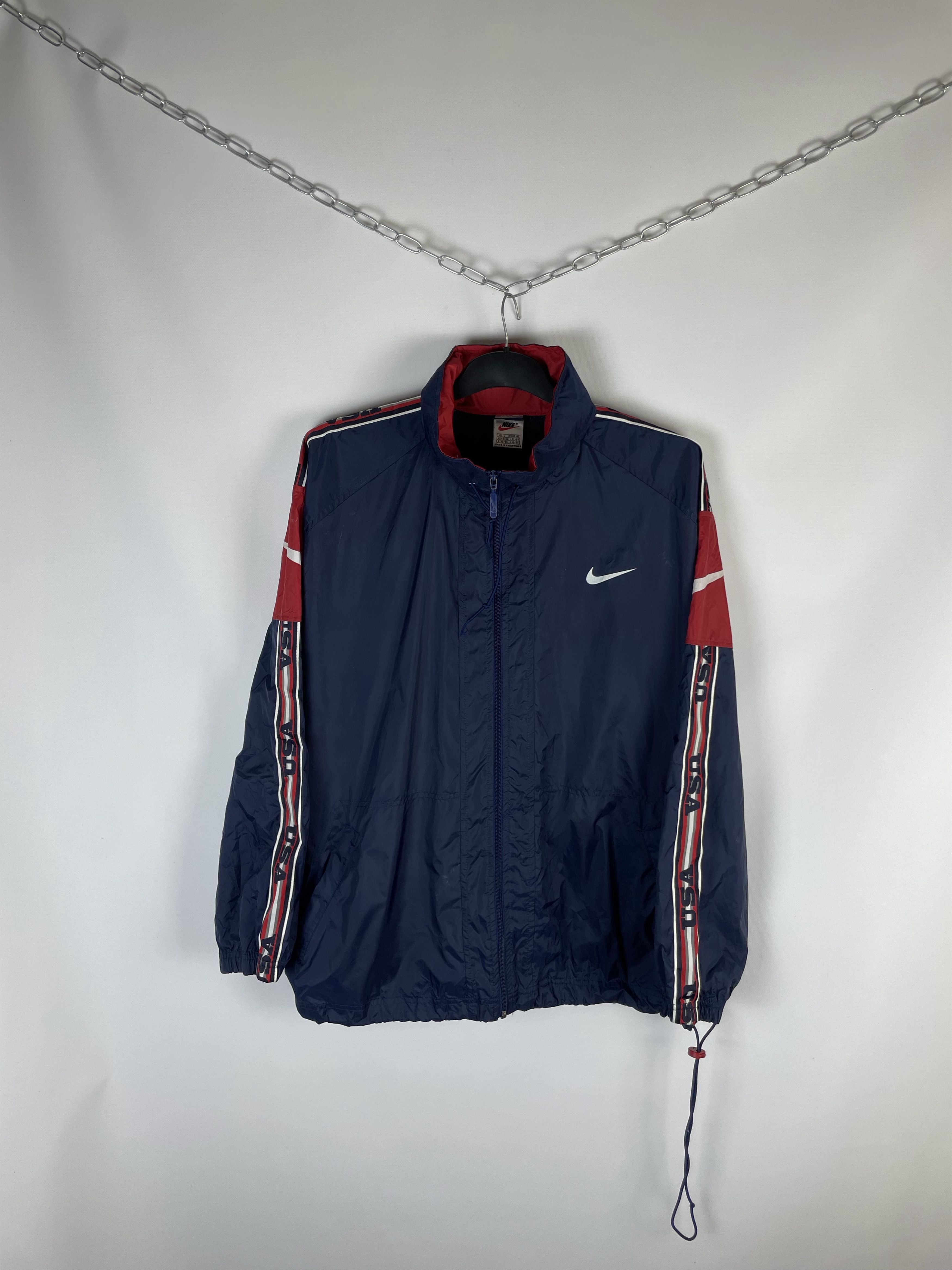 Nike Vintage Nike USA Jacket 90s jacket Size US L / EU 52-54 / 3 - 1 Thumbnail