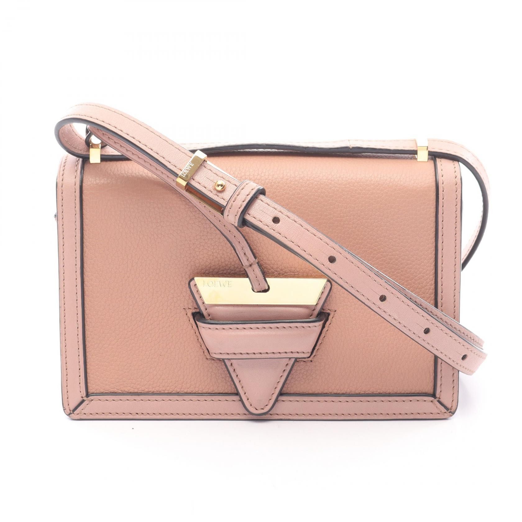 Loewe Loewe Loewe Barcelona Leather Shoulder Bag Leather Shoulder Bag DUTY FREE for USA Size ONE SIZE - 1 Thumbnail