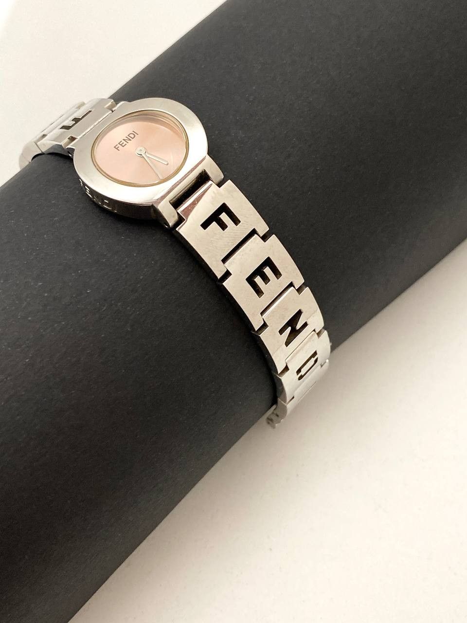 Fendi Fendi Logo Stainless Steel Bracelet Quartz Wrist Watch Y2K Size ONE SIZE - 3 Thumbnail