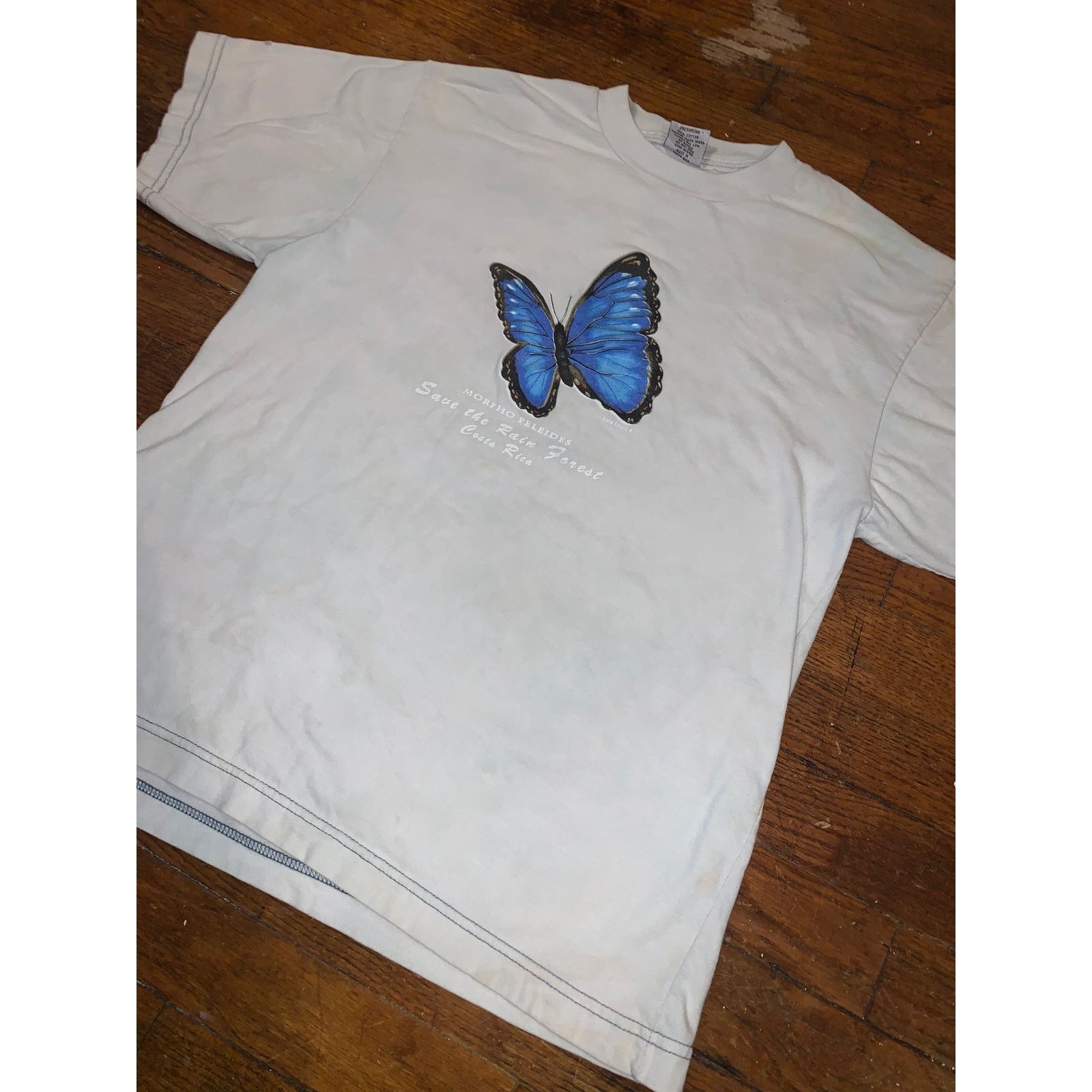Other Vtg Save The Rainforest T Shirt M Butterfly Costa Rica Tee Size M / US 6-8 / IT 42-44 - 3 Thumbnail