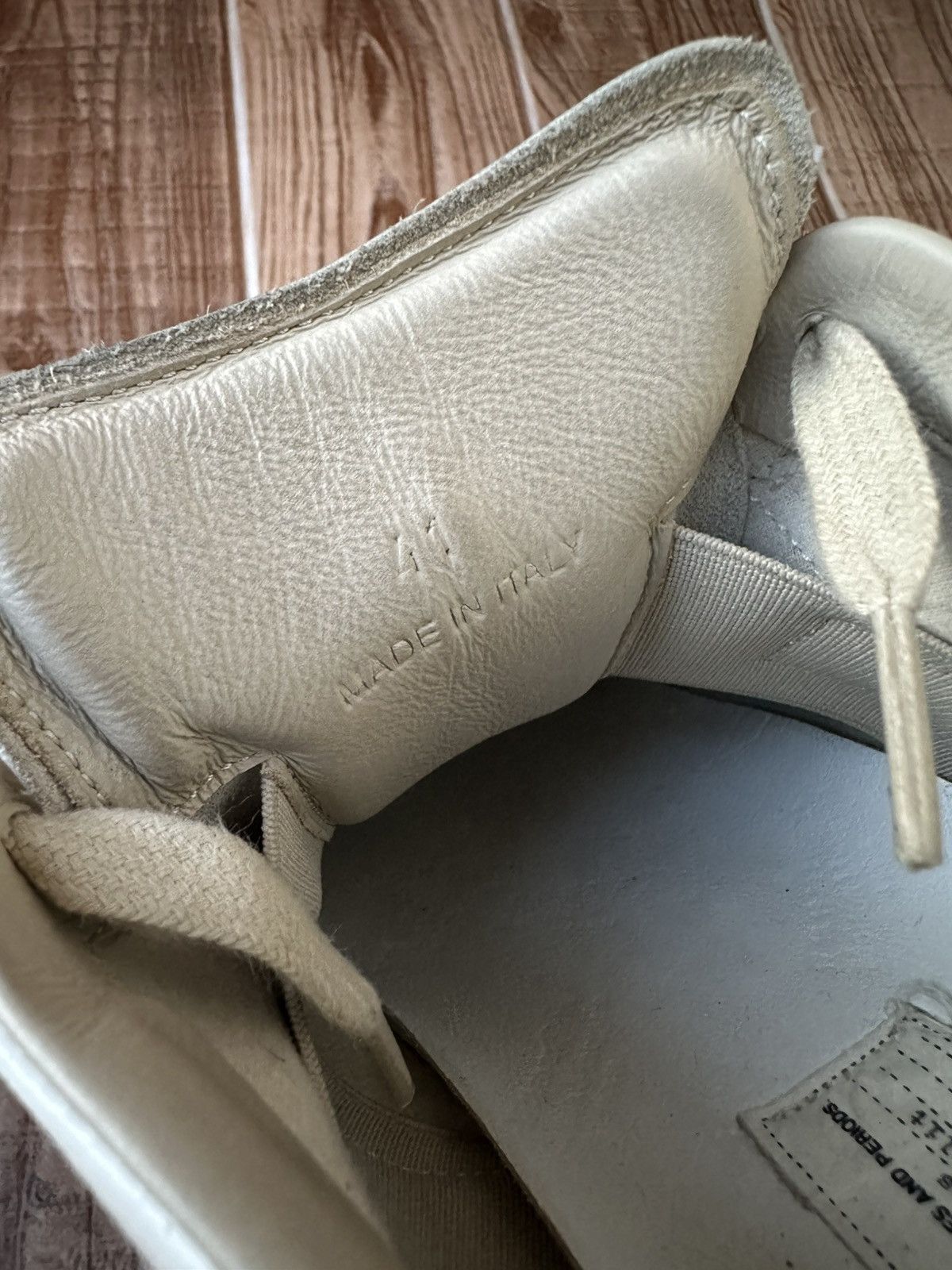 Maison Margiela Maison Margiela REPLICA GAT Gray/White Lowtop Sneaks Size US 8 / EU 41 - 18 Thumbnail
