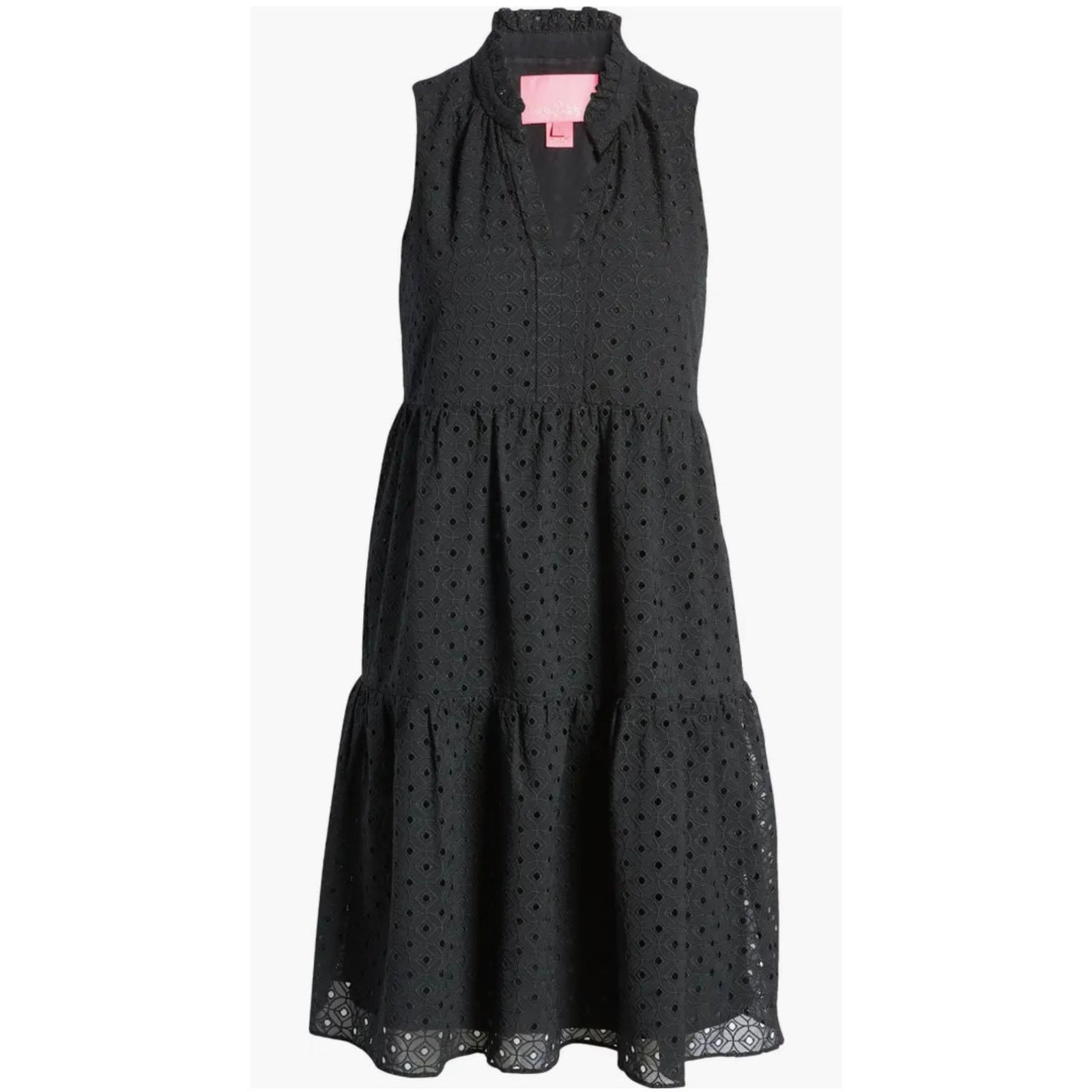 Lilly Pulitzer Lilly Pulitzer Novella Black Eyelet dress - X-Small Size M / US 6-8 / IT 42-44 - 4 Thumbnail