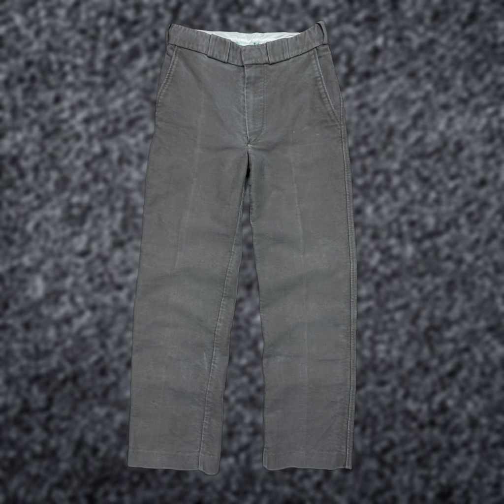 Barbour Barbour 90s Vintage Chino Pants Heavy Cotton Barbour Pants 30 Gray 90s Mens Size US 30 / EU 46 - 1 Thumbnail