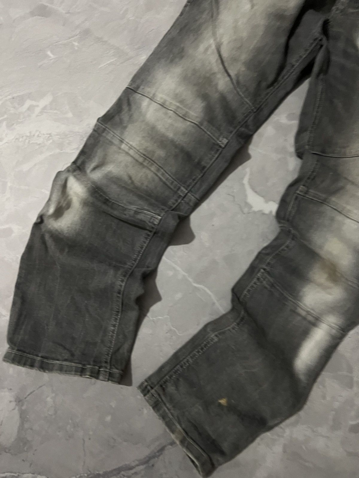 Japanese Brand Destroyed Slim Distressed Vibe / Japan Grunge Archive Y2K Size US 30 / EU 46 - 4 Thumbnail