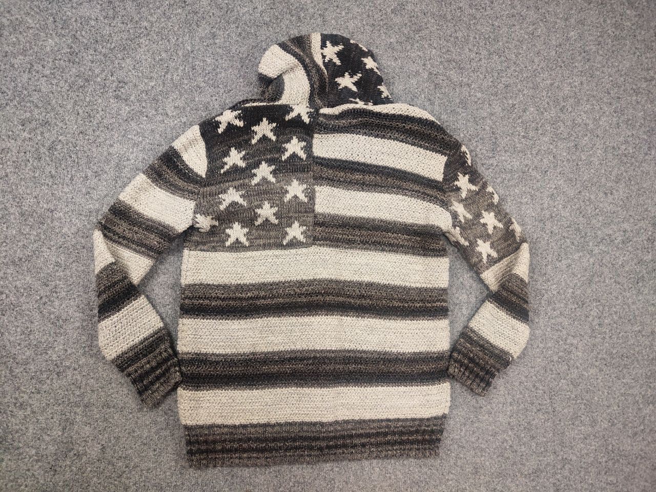 Polo Ralph Lauren Vintage Archive Ralph Lauren Supply Knit USA Flag Cardigan Size US S / EU 44-46 / 1 - 11 Thumbnail