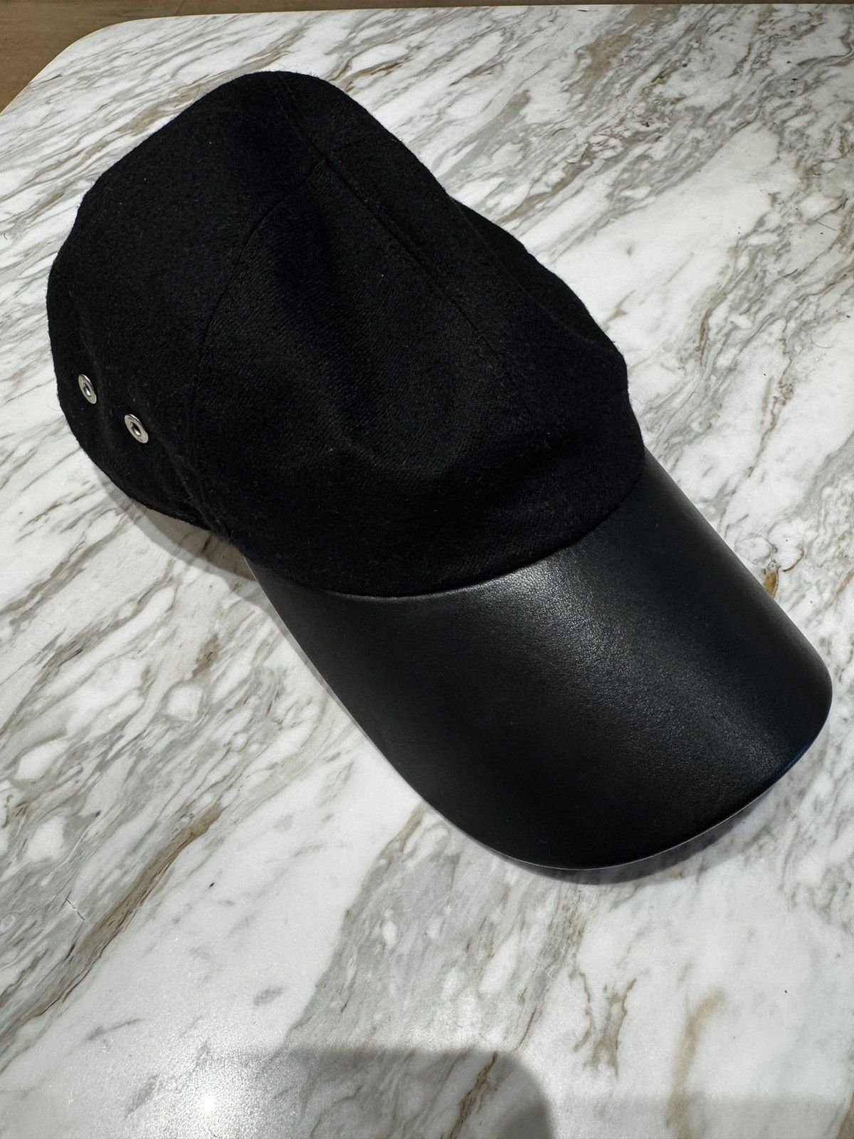 1017 ALYX 9SM Alyx 9SM lamb leather and wool hat Size ONE SIZE - 3 Thumbnail