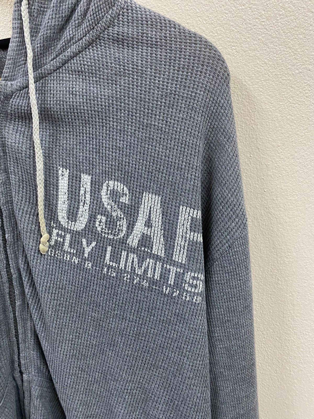 Avirex × Vintage Vintage Avirex Usaf Hoodie Strech Size US L / EU 52-54 / 3 - 5 Thumbnail