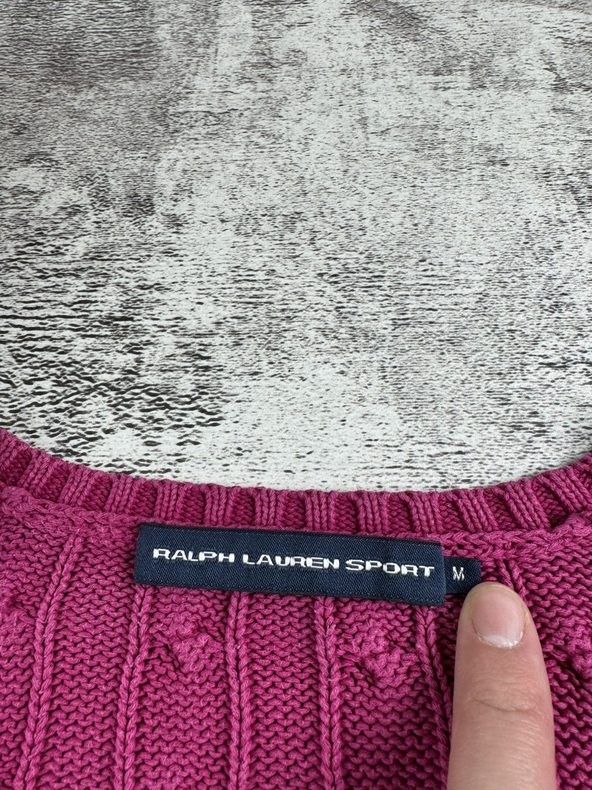 Ralph Lauren Sport Vintage Polo Ralph Lauren Sport Cable Knited Sweater Cardigan Size M / US 6-8 / IT 42-44 - 11 Thumbnail