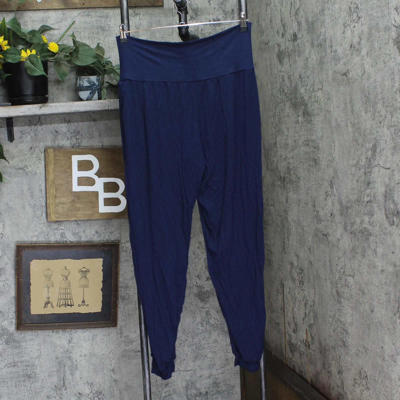 White Mark Nwt White Mark On Jogger Pants Ps560-navy1xl Navy Blue 1x Size 40" / US 18 - 2 Thumbnail