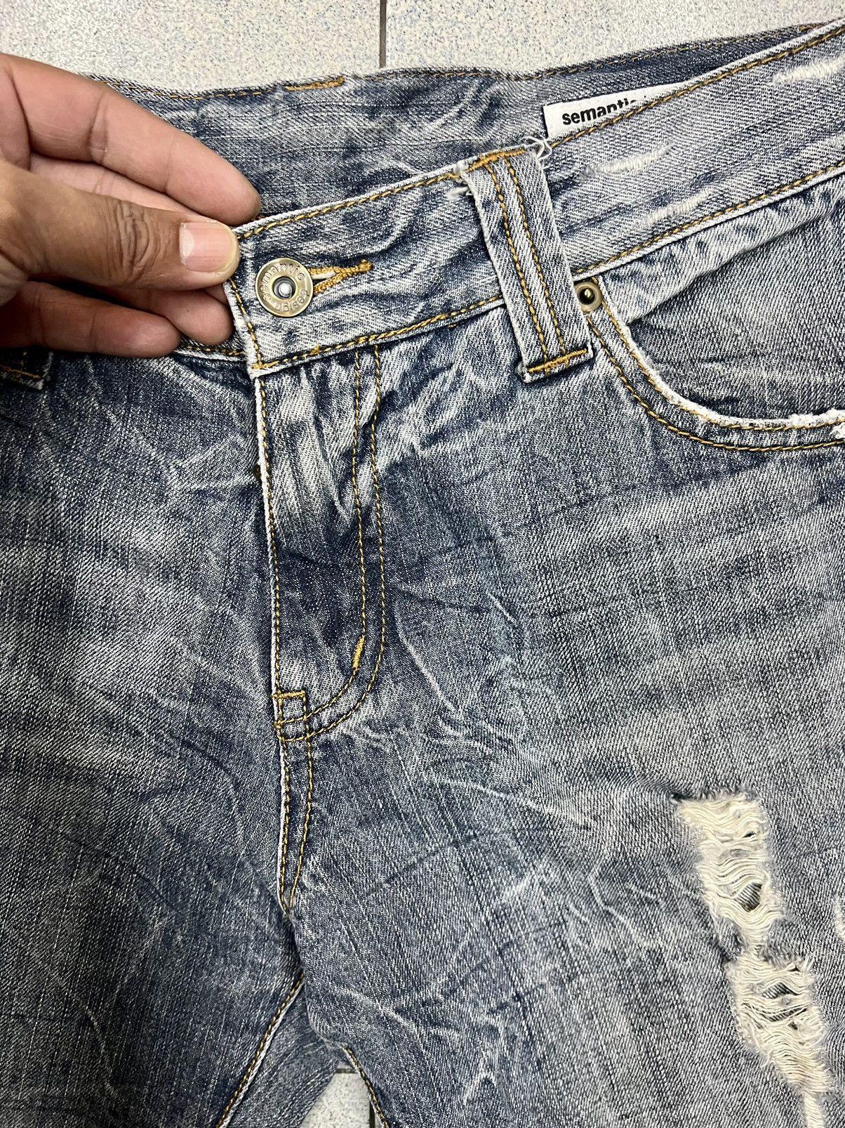 Japanese Brand × semanticdesign SEMANTIC DESIGN FLARED JEANS Size US 33 - 5 Thumbnail