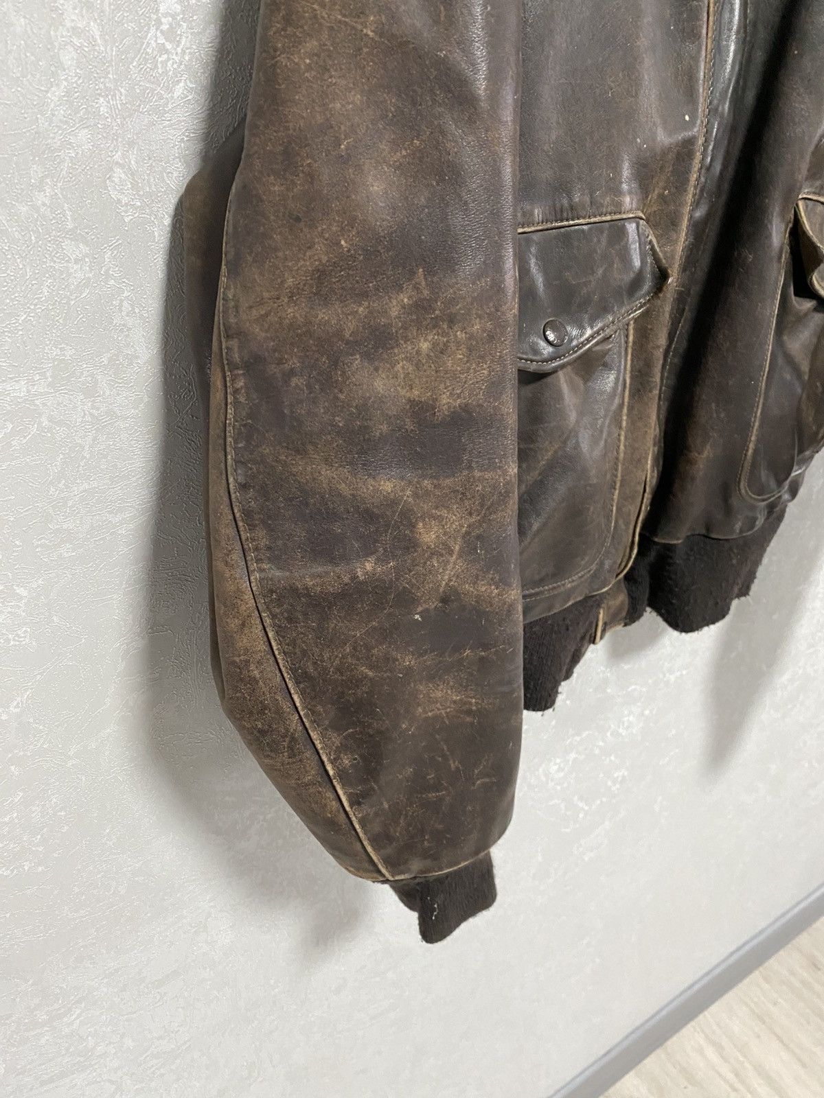 Schott GENUINE VINTAGE 70s SCHOTT IS 674 MS LEATHER FLIGHT JACKET Size US M / EU 48-50 / 2 - 3 Thumbnail