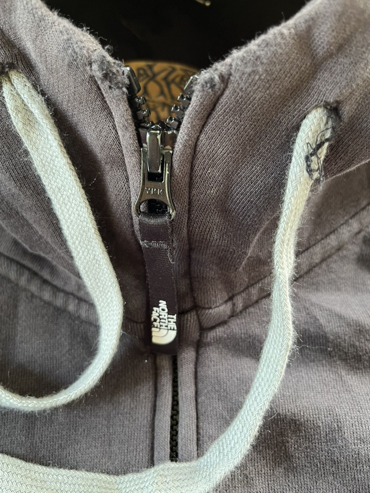 Japanese Brand × The North Face × Vintage THE NORTH FACE BIG LOGO ZIPPER HOODIE DISTRESSED Size US L / EU 52-54 / 3 - 3 Thumbnail