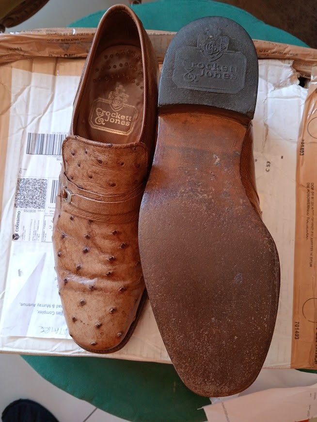 Crockett & Jones Crockett & Jones Ostrich Shoes Size US 9.5 / EU 42-43 - 2 Thumbnail