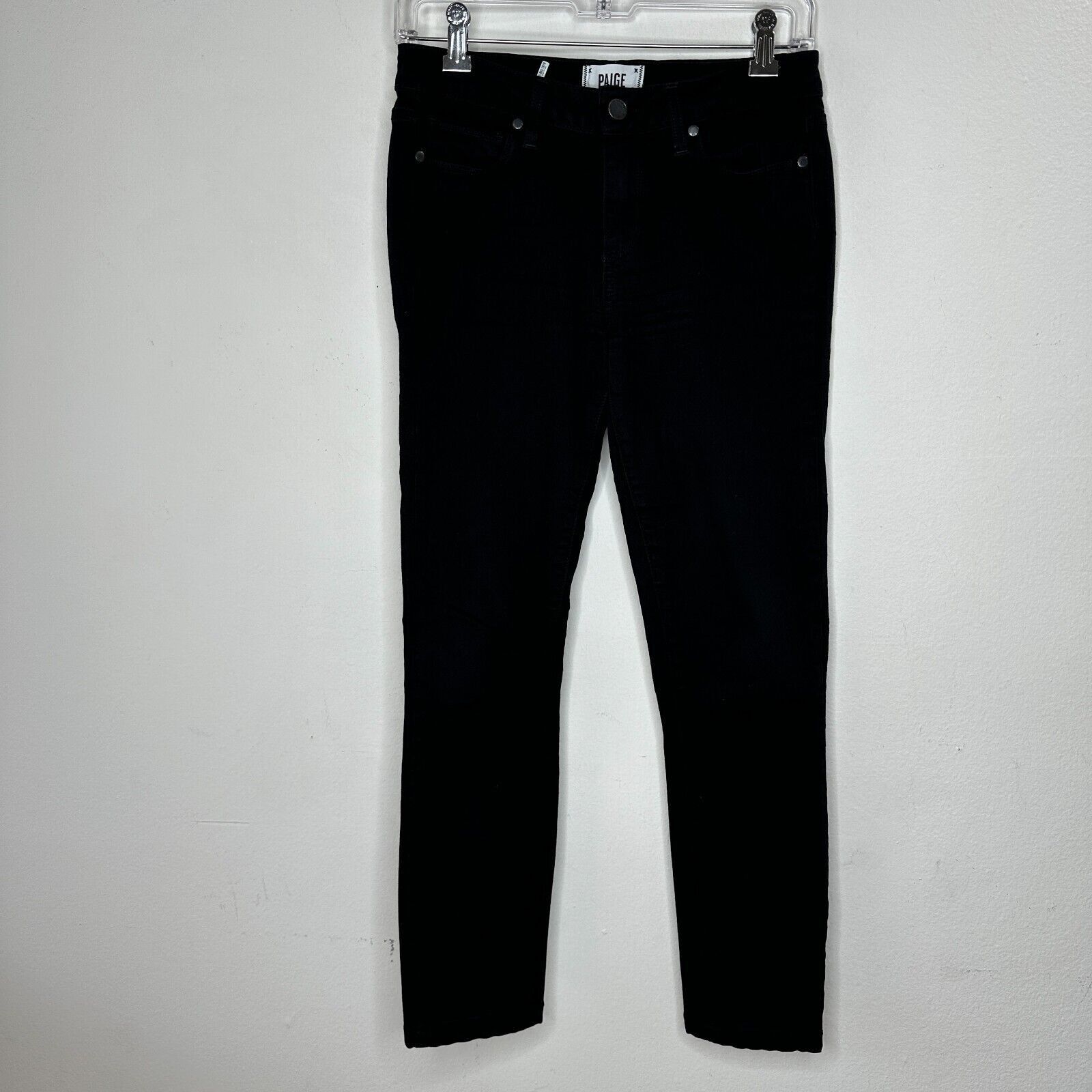 Paige Paige Black Shadow Verdugo Ultra Skinny Jeans 5 Pocket 27 Size 27" / US 4 / IT 40 - 1 Thumbnail