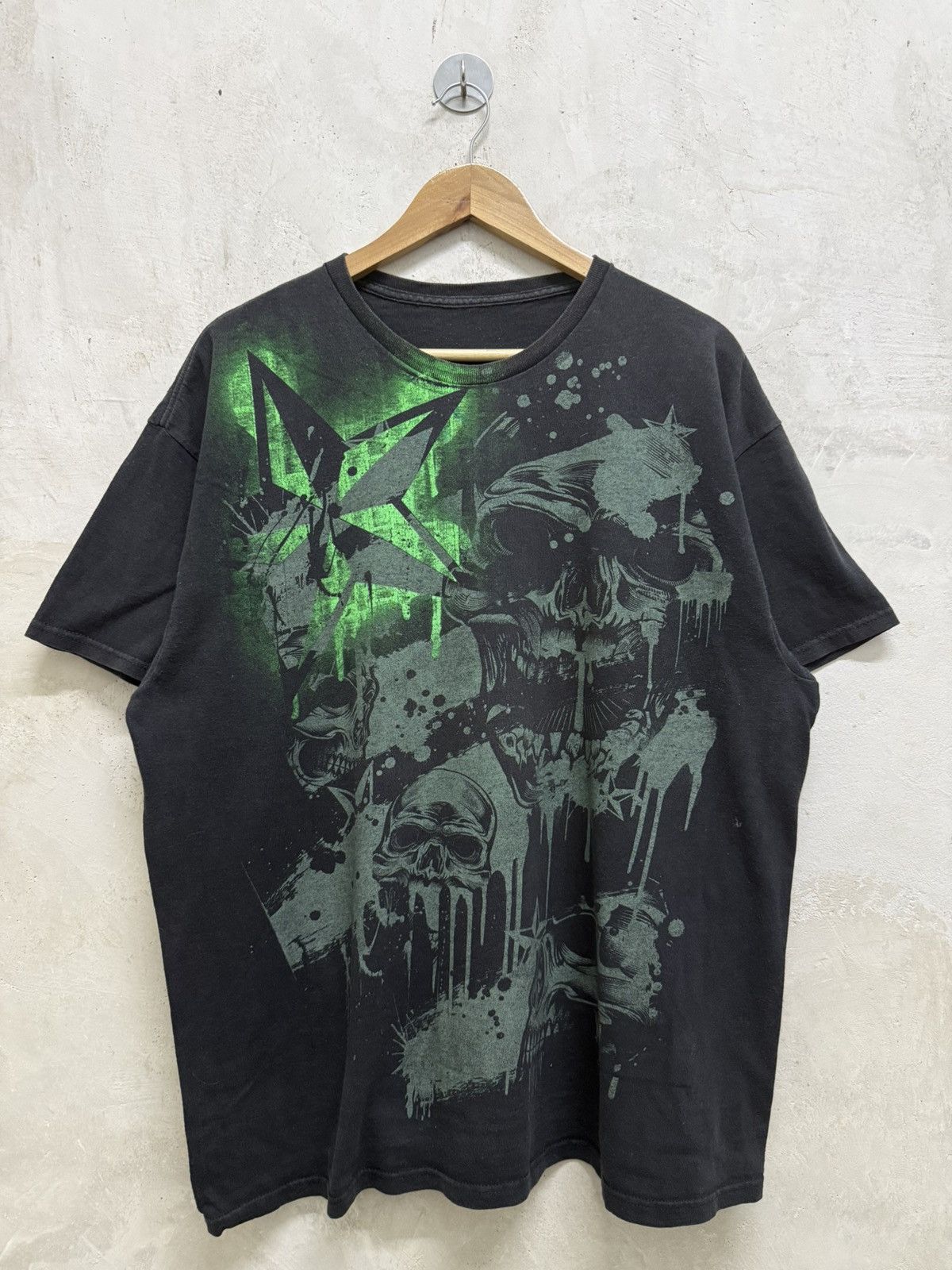 Affliction 2000s Skull all over print affliction style urban tees Size US XL / EU 56 / 4 - 1 Thumbnail