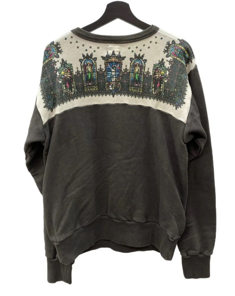 Saint Michael SAINT MICHAEL 21SS Stained Glass Distressed Sweatshirt M Size US M / EU 48-50 / 2 - 2 Thumbnail