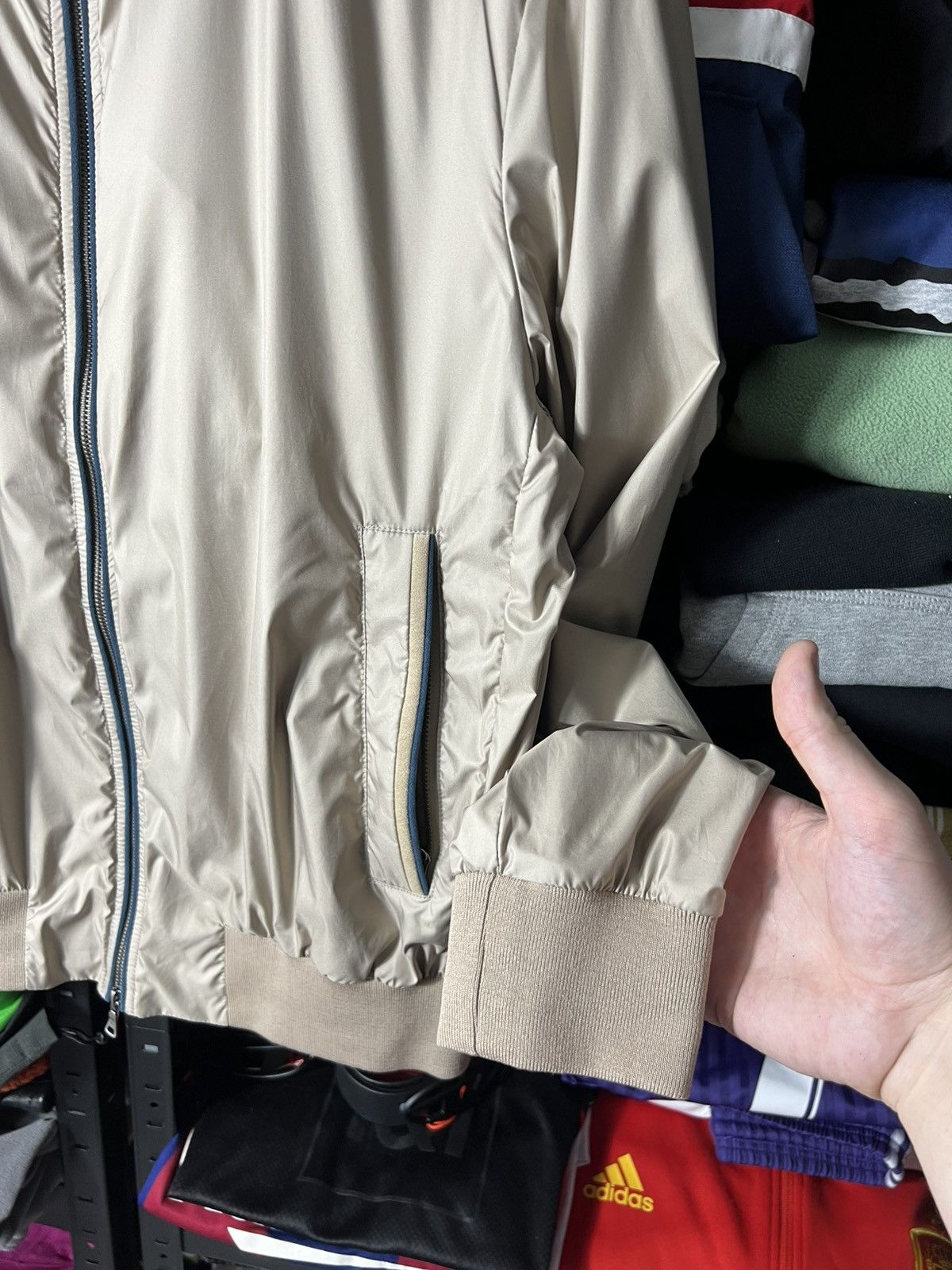 Paul & Shark Paul & Shark Yachting Bomber Beige Jacket – Size XL Rare Size US XL / EU 56 / 4 - 7 Thumbnail