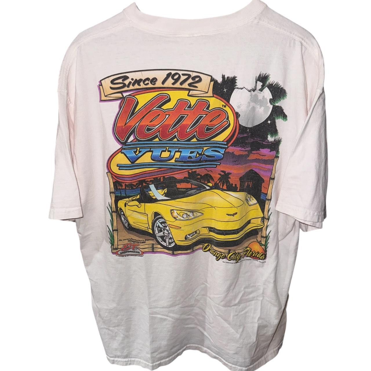 Fruit Of The Loom 2000’s Vintage Y2K Racing Corvette Graphic Tee Rare Sz XL Size US XL / EU 56 / 4 - 1 Thumbnail