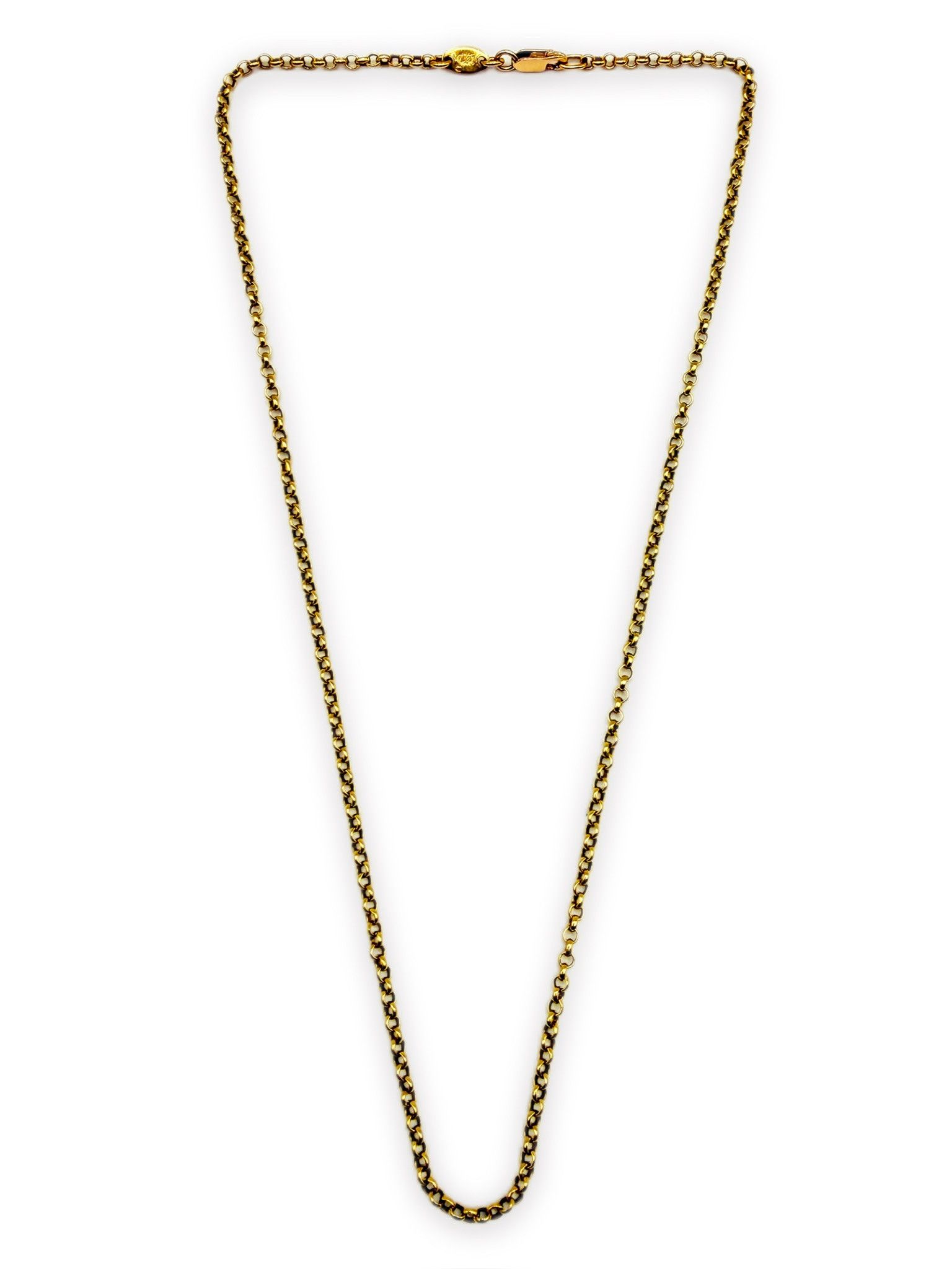 Chrome Hearts Chrome Hearts 22k Gold 16 in Roll Chain Necklace Size ONE SIZE - 1 Thumbnail