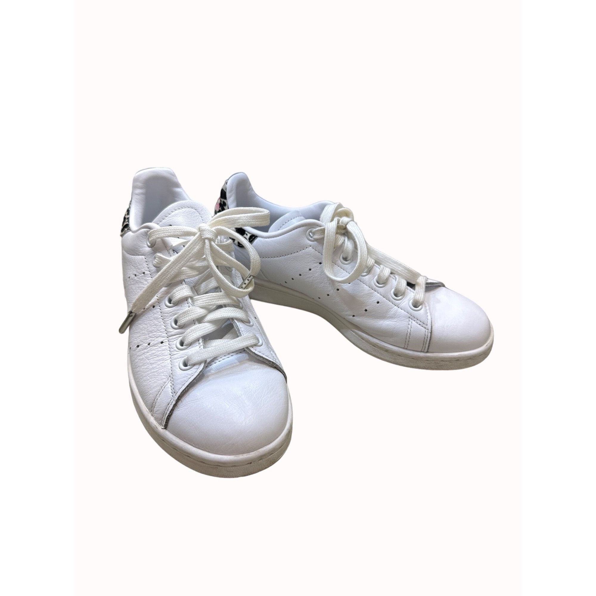 Adidas Adidas Stan Smith Leopard print women’s white shoe sneakers Size US 6.5 / IT 36.5 - 12 Thumbnail