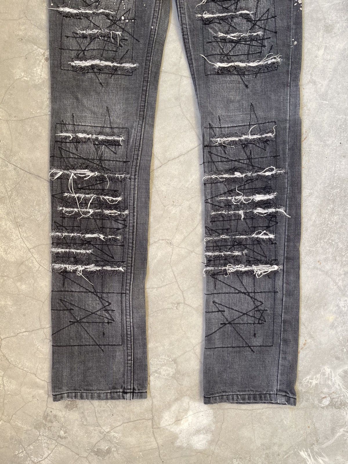Hysteric Glamour 90s Hysteric Glamour Distressed Denim Size US 31 - 3 Thumbnail