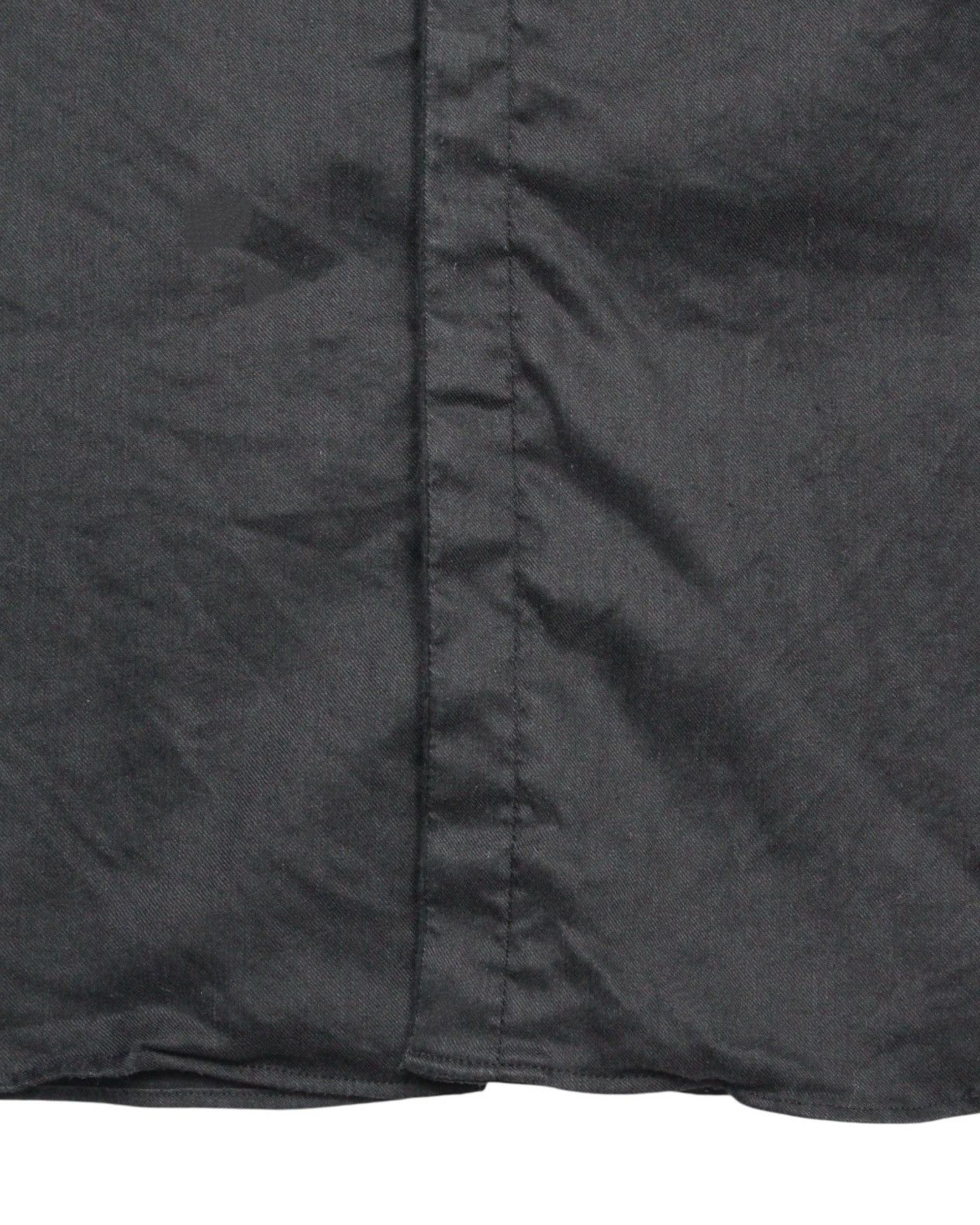 junhashimoto 2000S WJK CLASSIC BLACK HIDDEN PLACKET LINEN MINIMAL SHIRT Size US L / EU 52-54 / 3 - 7 Thumbnail