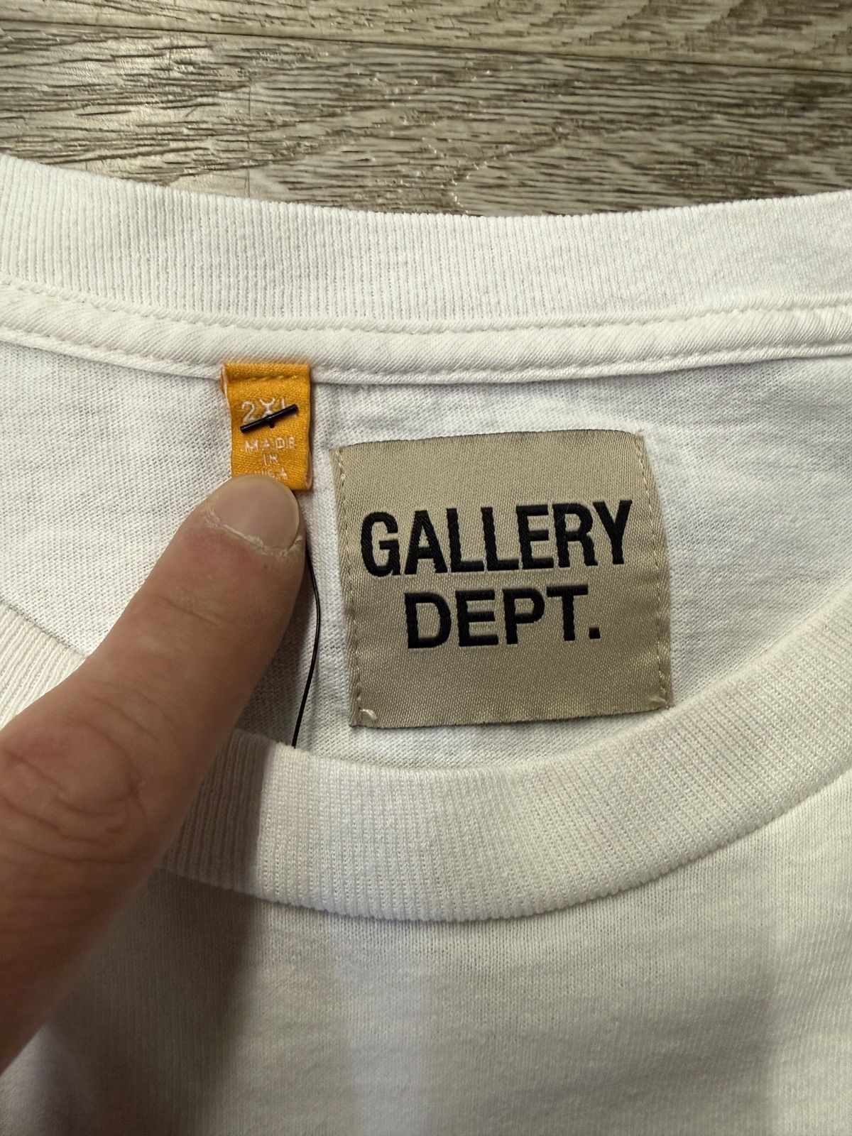 Gallery Dept. Gallery Dept Scrypt File Tee Size US XXL / EU 58 / 5 - 5 Thumbnail