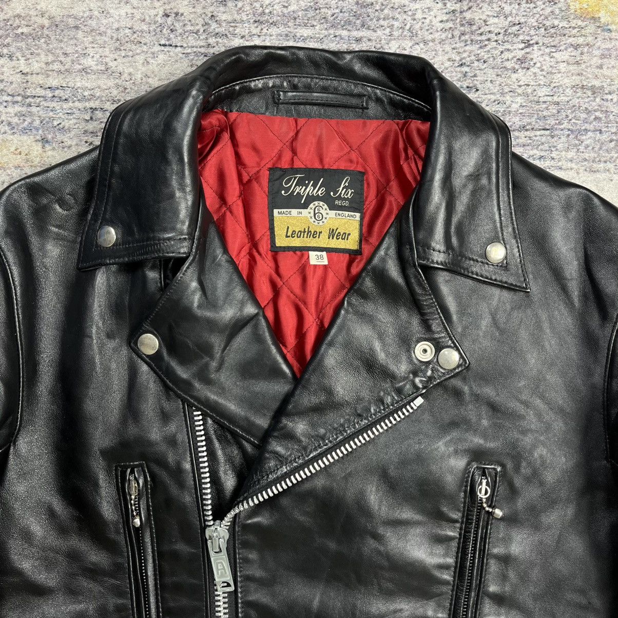 Isamu Katayama Backlash × Japanese Brand × Schott Archive Triple Six 666 double riders leather jacket Size US M / EU 48-50 / 2 - 8 Thumbnail