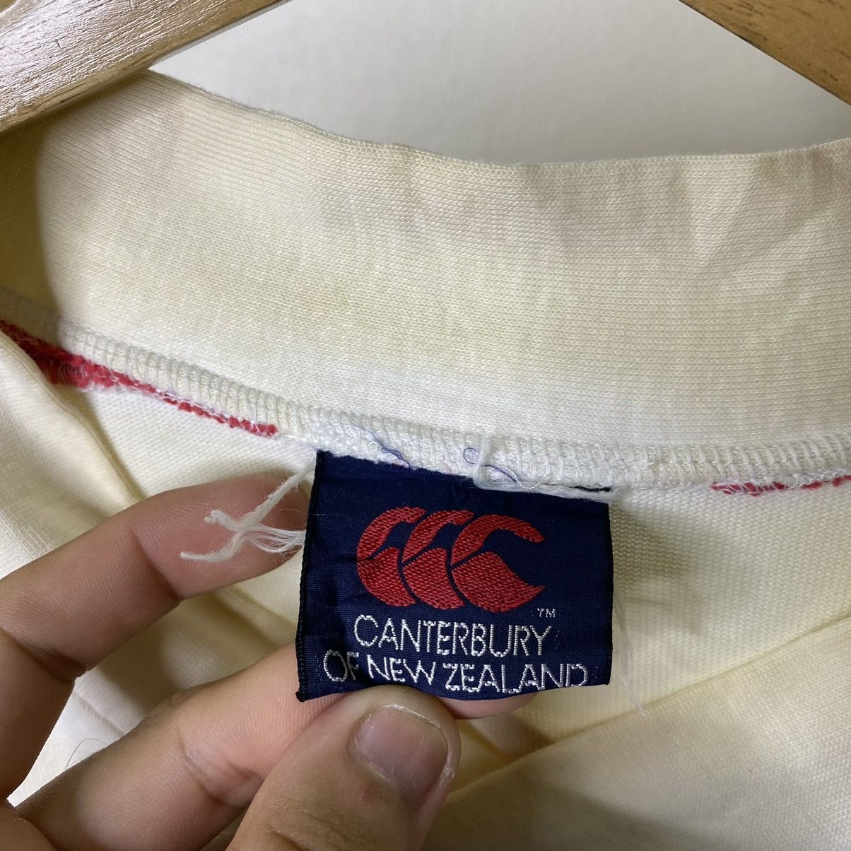 Canterbury of New Zealand × Vintage Vintage 1990s Canterbury Big Logo Rugby T Shirt Size US XL / EU 56 / 4 - 3 Thumbnail
