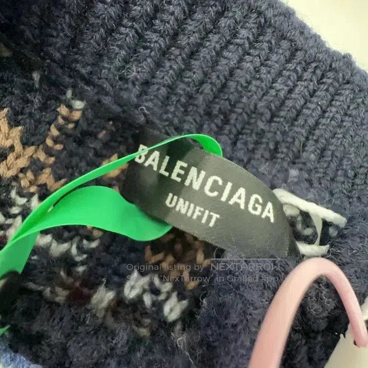 Balenciaga Balenciaga Distressed Blue Long Sleeve Sweater. Size US S / EU 44-46 / 1 - 4 Thumbnail