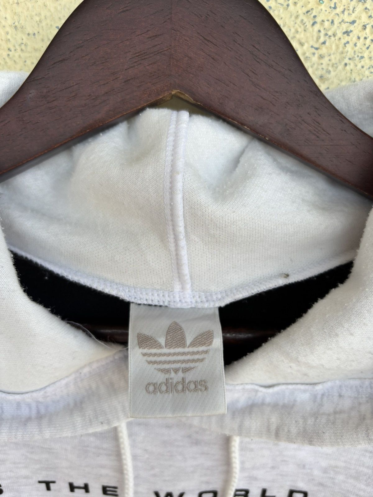 Adidas × Vintage Vintage Adidas Big Logo Hoodie Size US S / EU 44-46 / 1 - 8 Thumbnail
