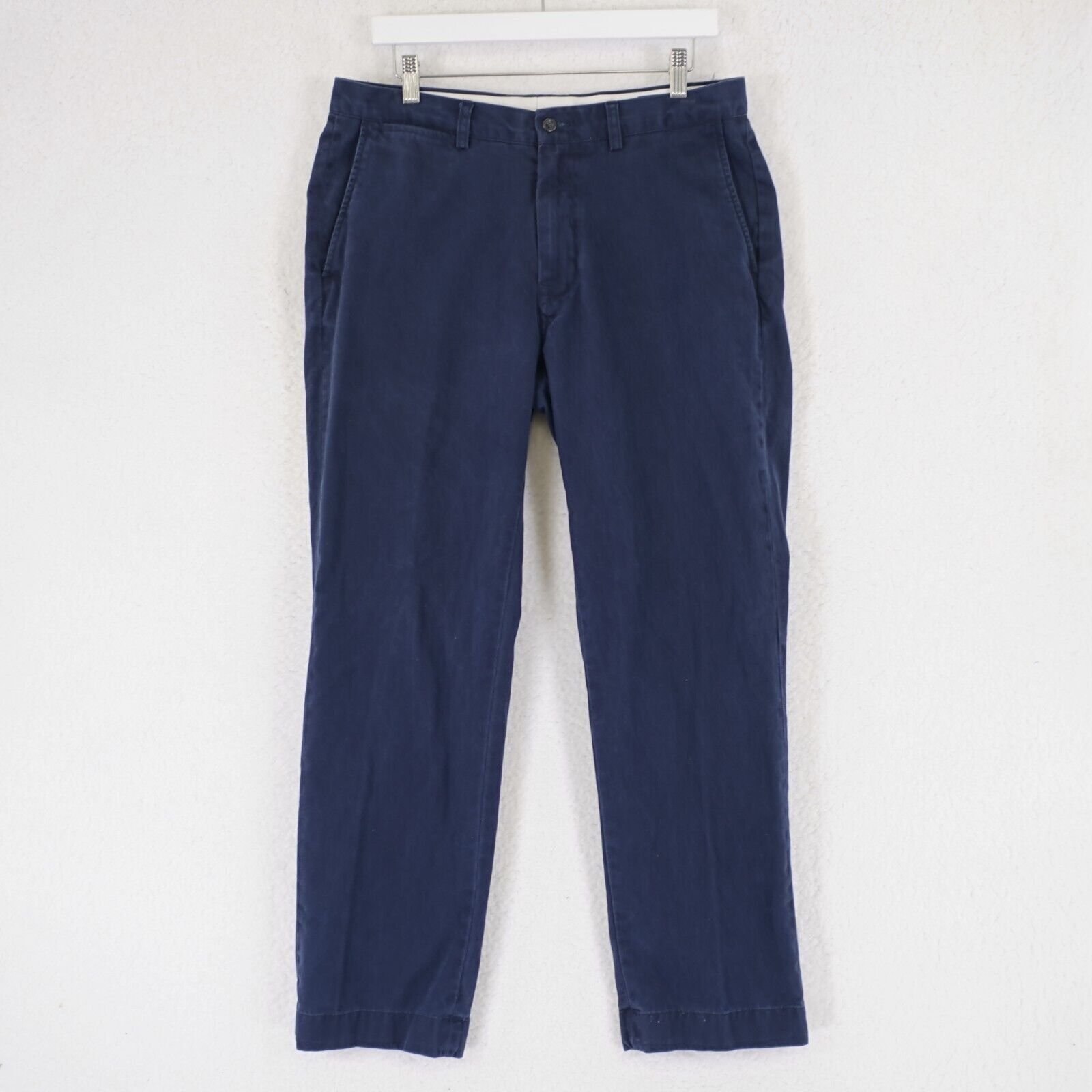 Polo Ralph Lauren Polo Ralph Lauren Classic Fit Blue 34/29 Flat Front Mid Rise Size US 34 / EU 50 - 1 Thumbnail