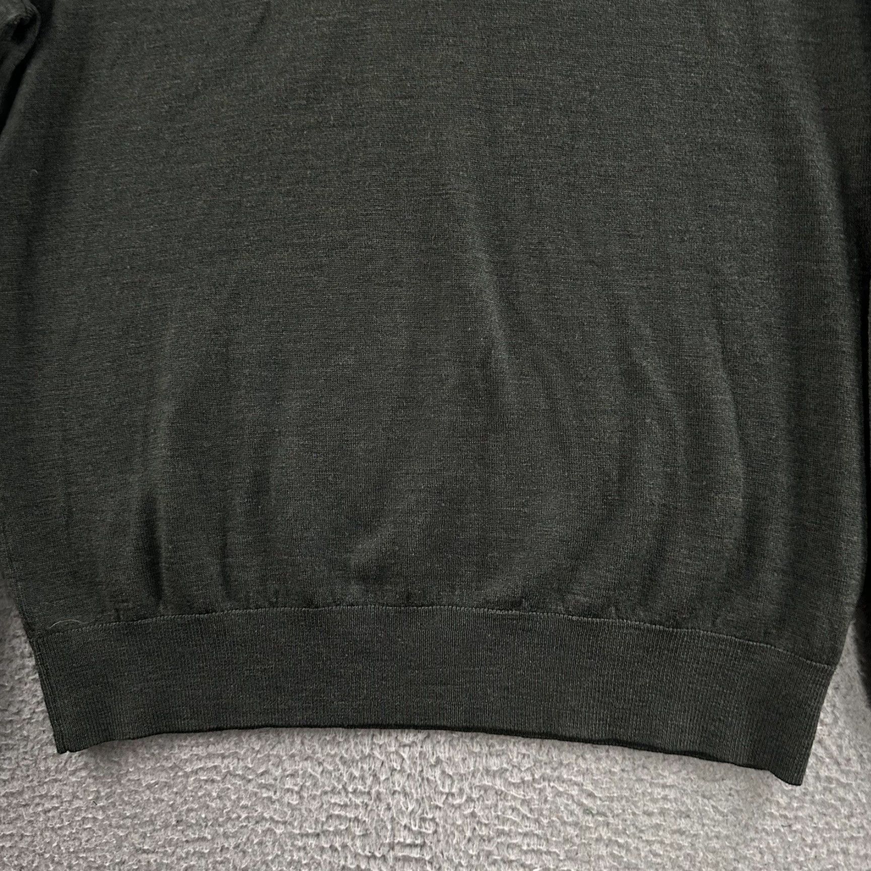 Uniqlo Uniqlo Mens Sweater Green Long Sleeve V-Neck 100% Wool Size Medium Size US M / EU 48-50 / 2 - 3 Thumbnail