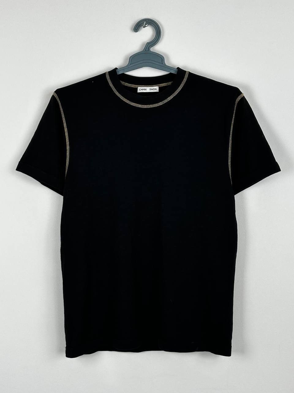 CMMN SWDN CMMN SWDN Black Cotton Casual T Shirt Size US S / EU 44-46 / 1 - 1 Thumbnail