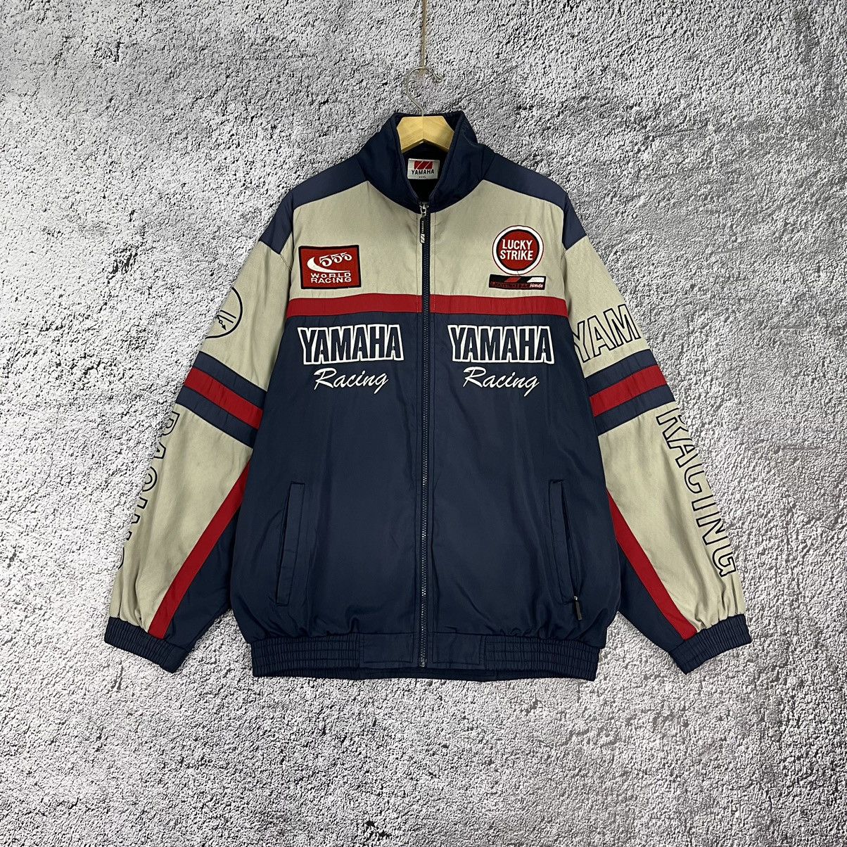 Vintage × Yamaha 💥VINTAGE💥 Yamaha 555 World Racing Sponsor Jacket Size US XXL / EU 58 / 5 - 1 Thumbnail