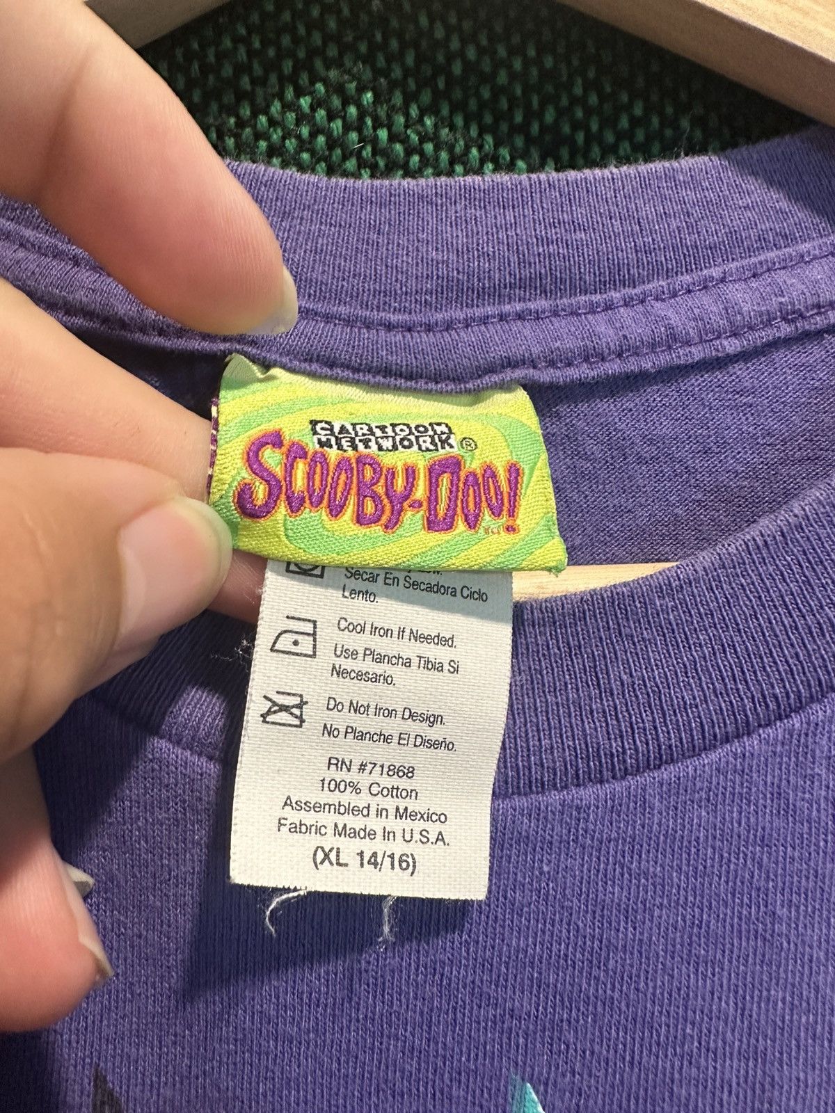 Vintage Vintage 90s Scooby Doo Hearts & Stars Tee Size S / US 4 / IT 40 - 3 Thumbnail