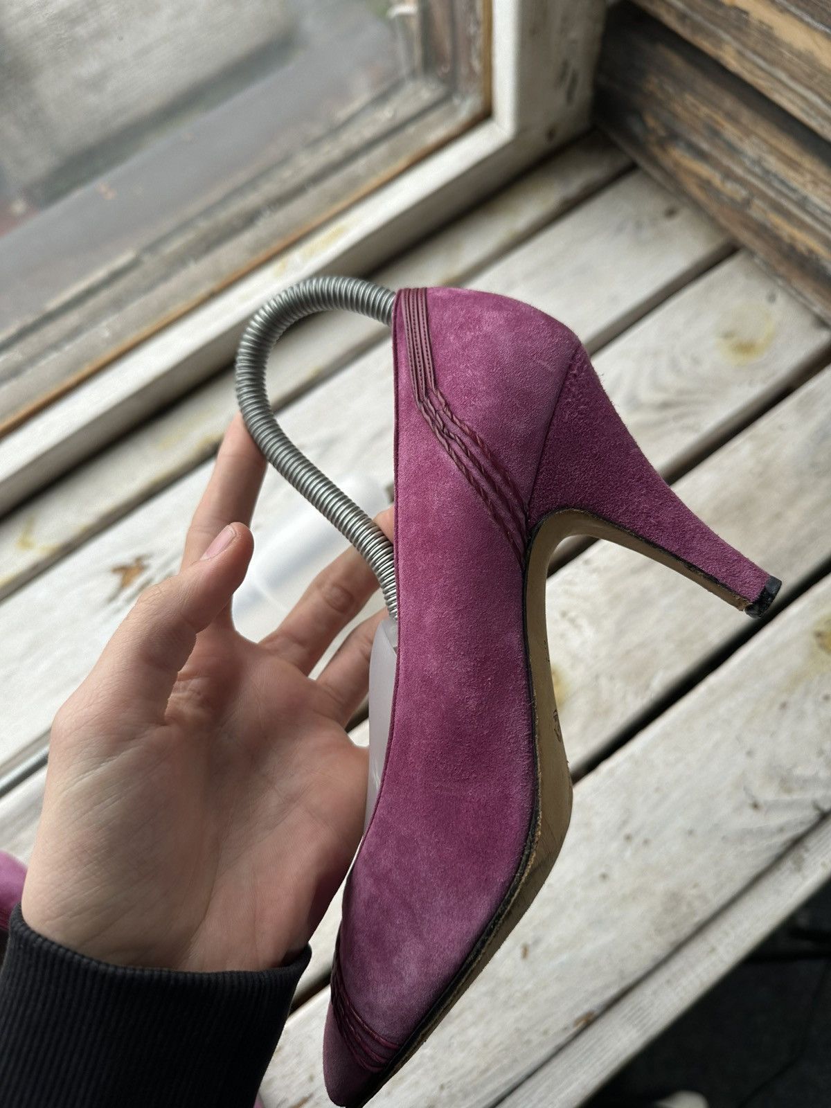 Gucci 🚨ARHIVE GUCCI HEELS LUXURY RARE PINK OLD MONEY Size US 7.5 / IT 37.5 - 19 Thumbnail